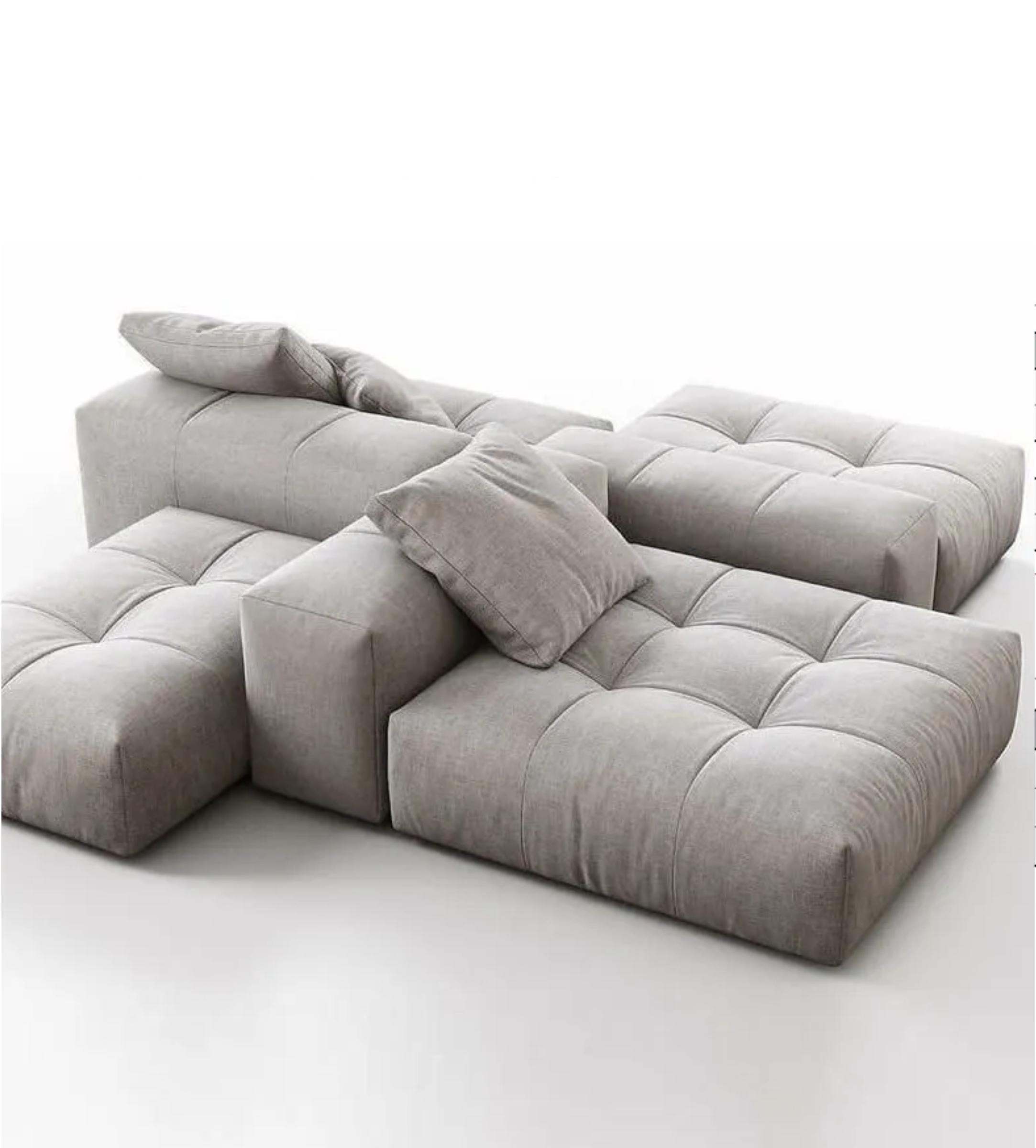 MEBELIONER Модульный диван SAGA CLOUD U4 размер 294х294х68