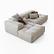 MEBELIONER Модульный диван SAGA CLOUD R7 размер 266х156х68