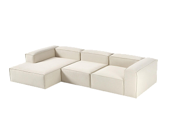 Диван TREND set 6 R 327х180х72 бежевого цвета