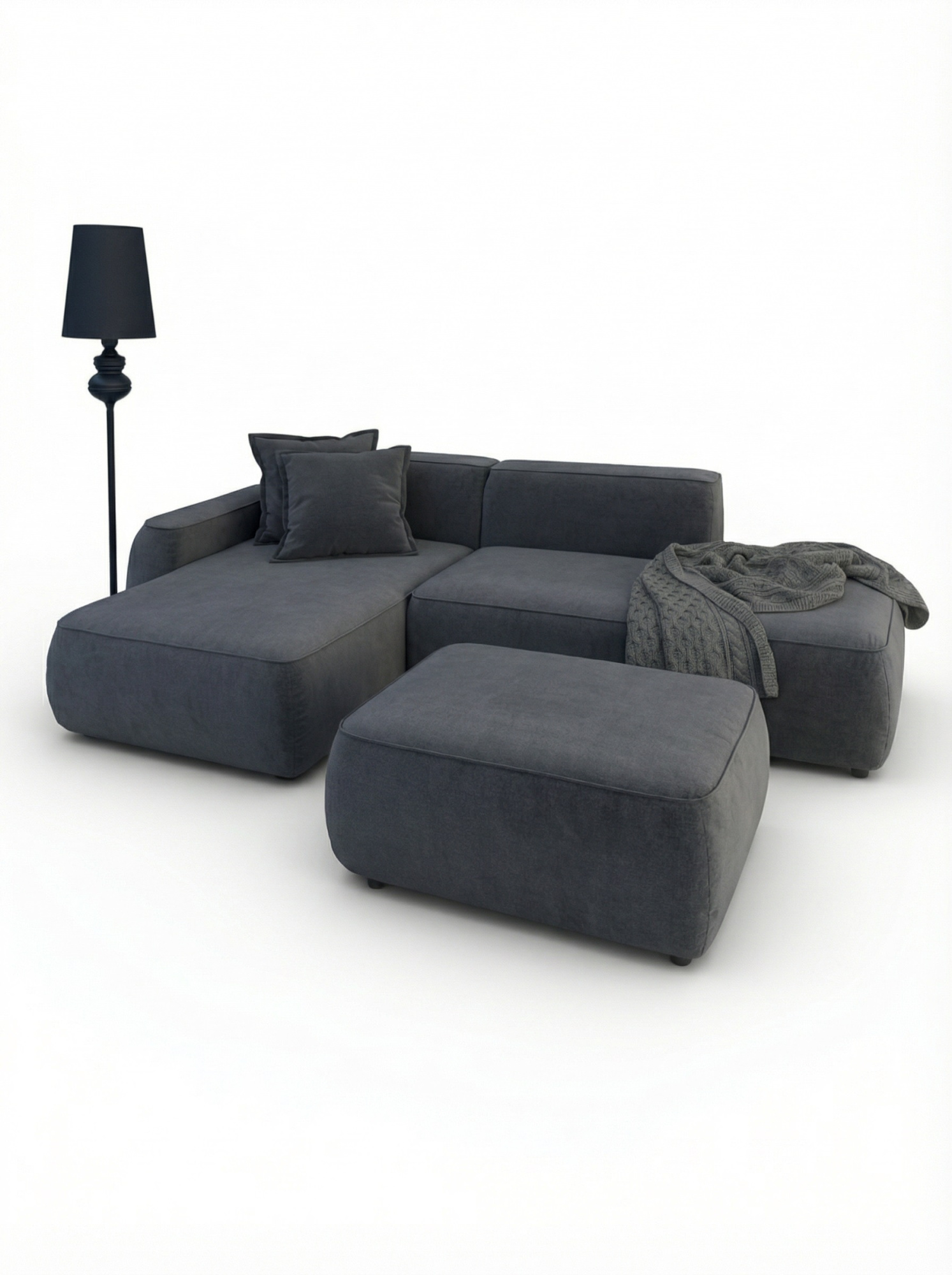 MEBELIONER Диван DUO модули GDBN размер 265х150х72