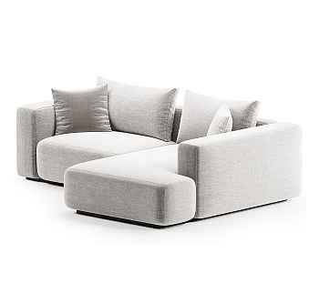 Диван JET 224 L серо-бежевый