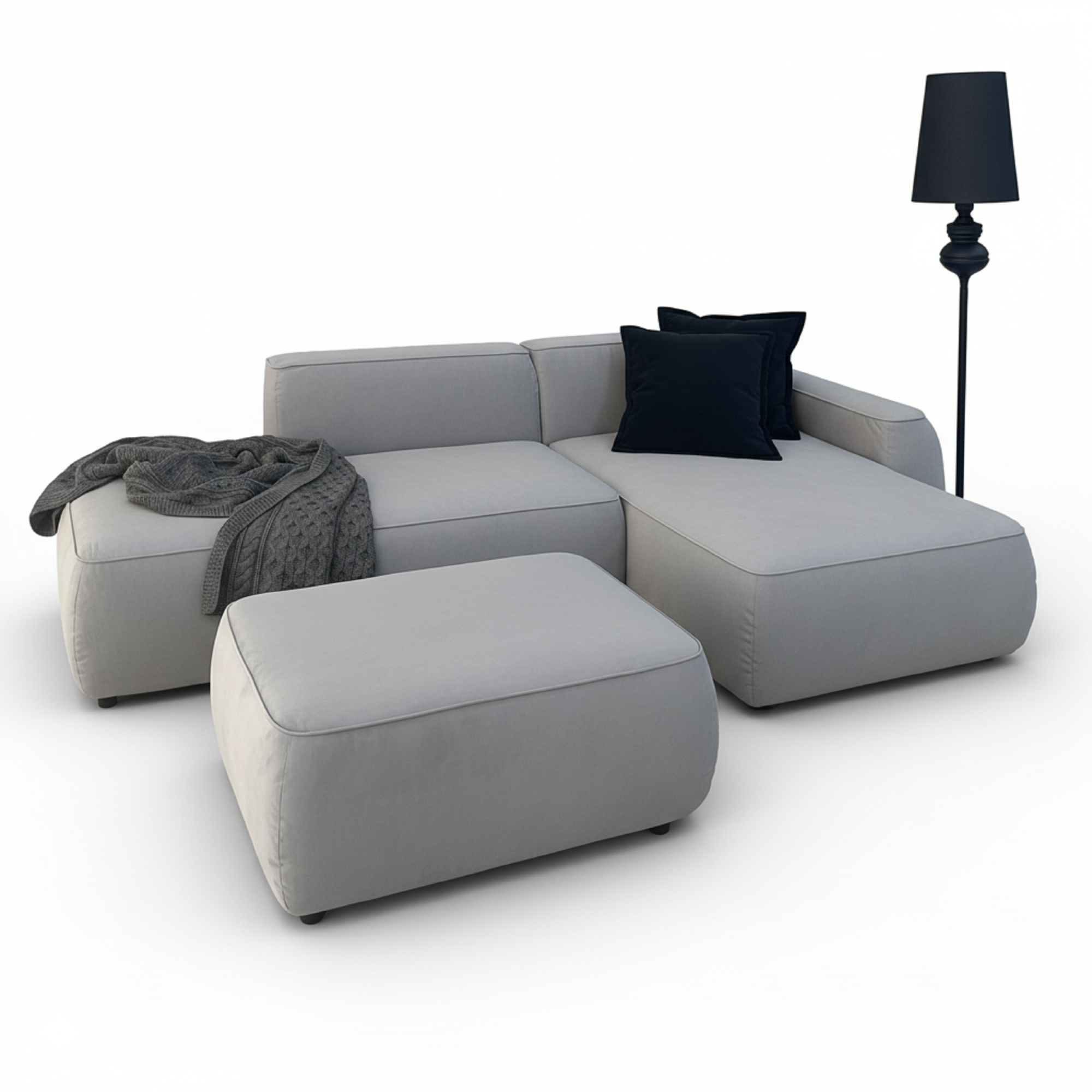 MEBELIONER Диван DUO модули ADGN размер 265х150х72