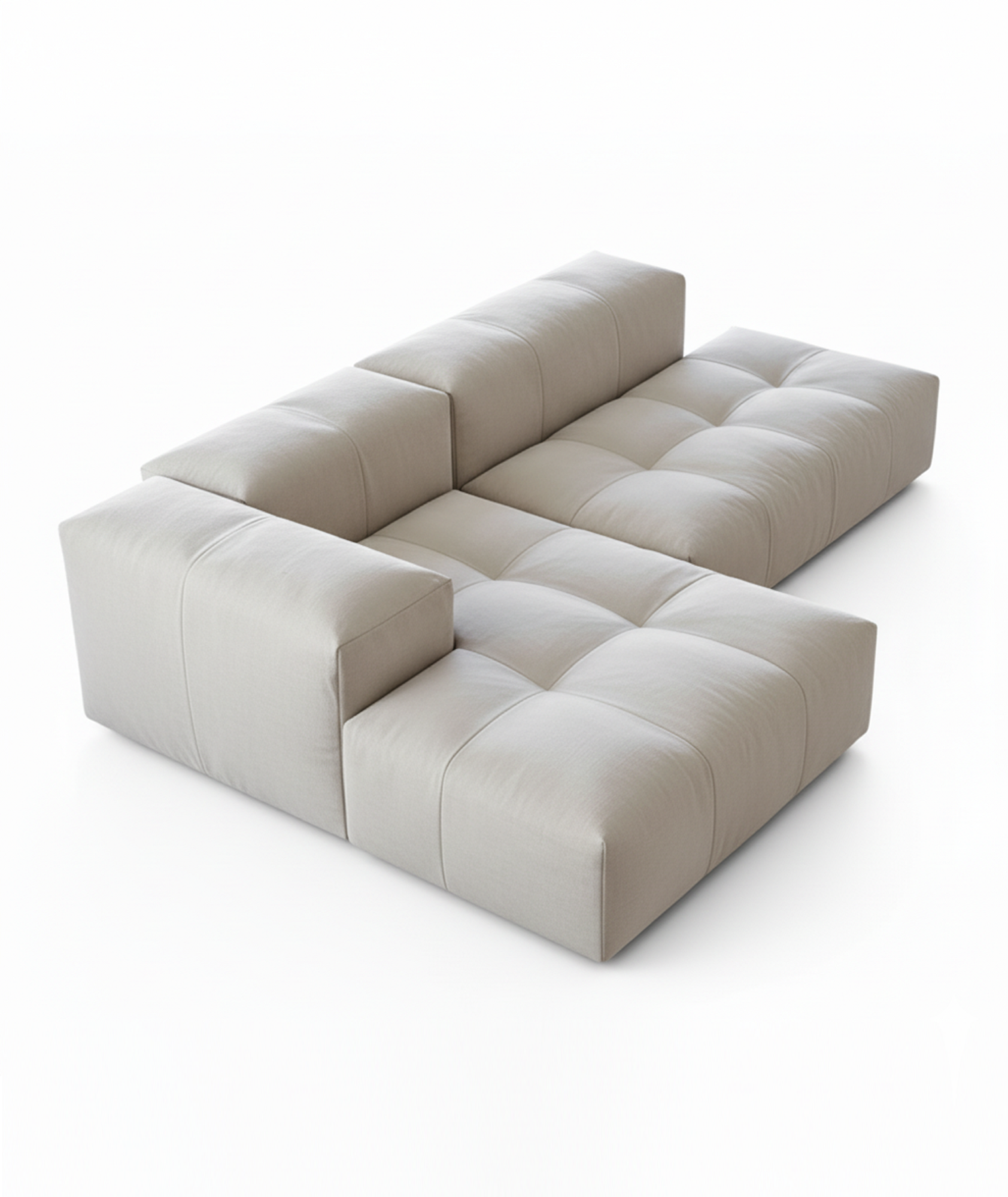 MEBELIONER Модульный диван SAGA CLOUD R7 размер 266х156х68