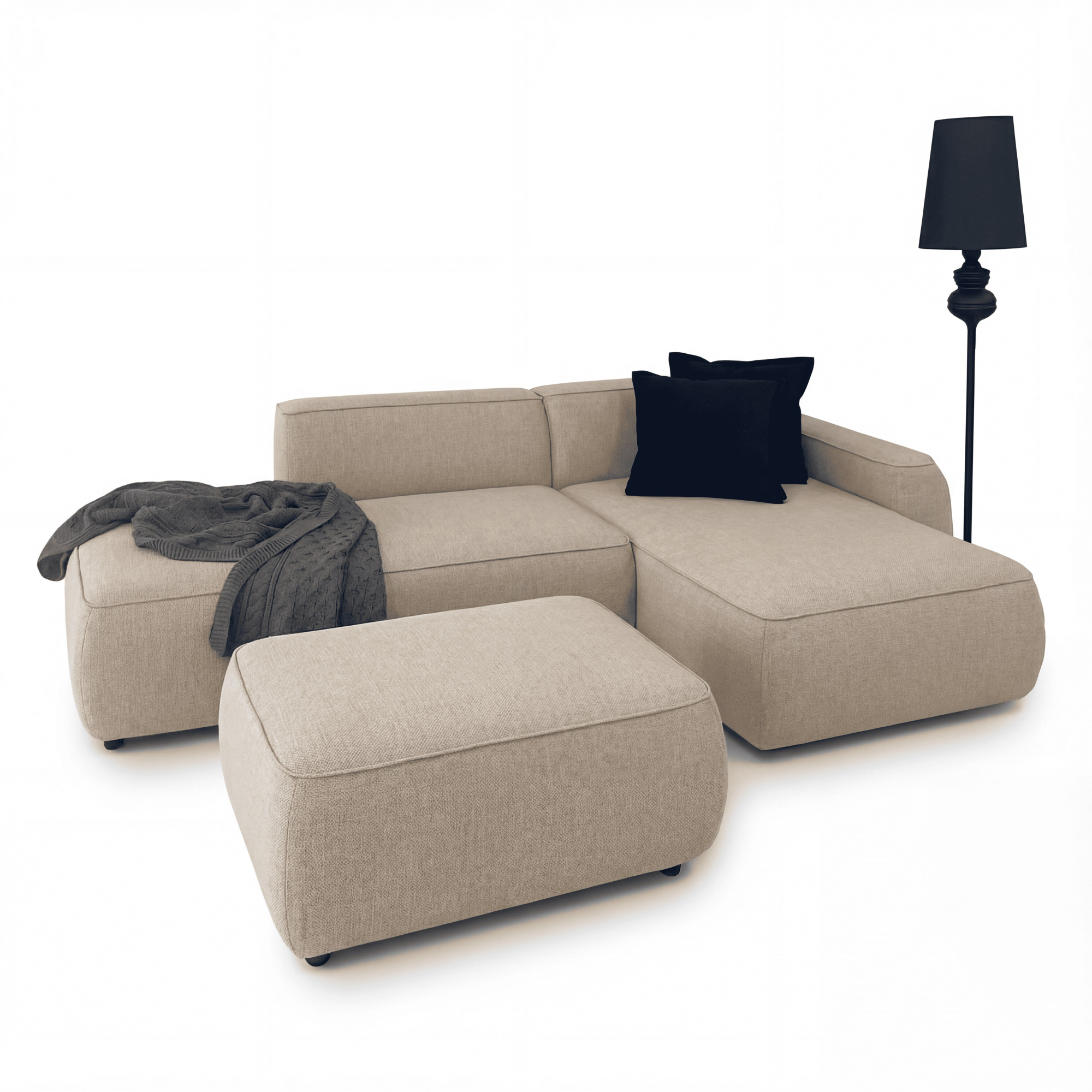 MEBELIONER Диван DUO модули ADGN размер 265х150х72