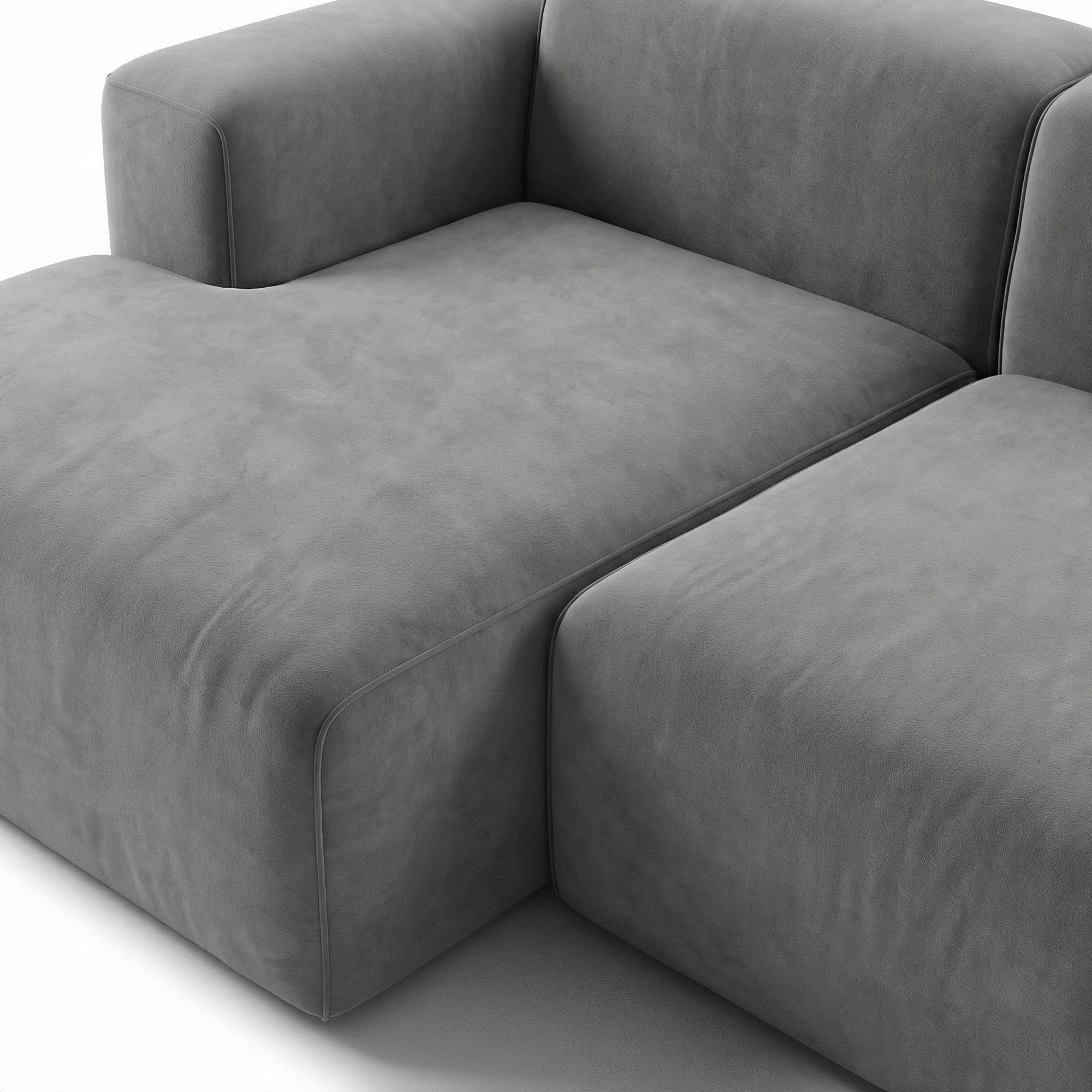 MEBELIONER Диван KLO размер R 320х160х78