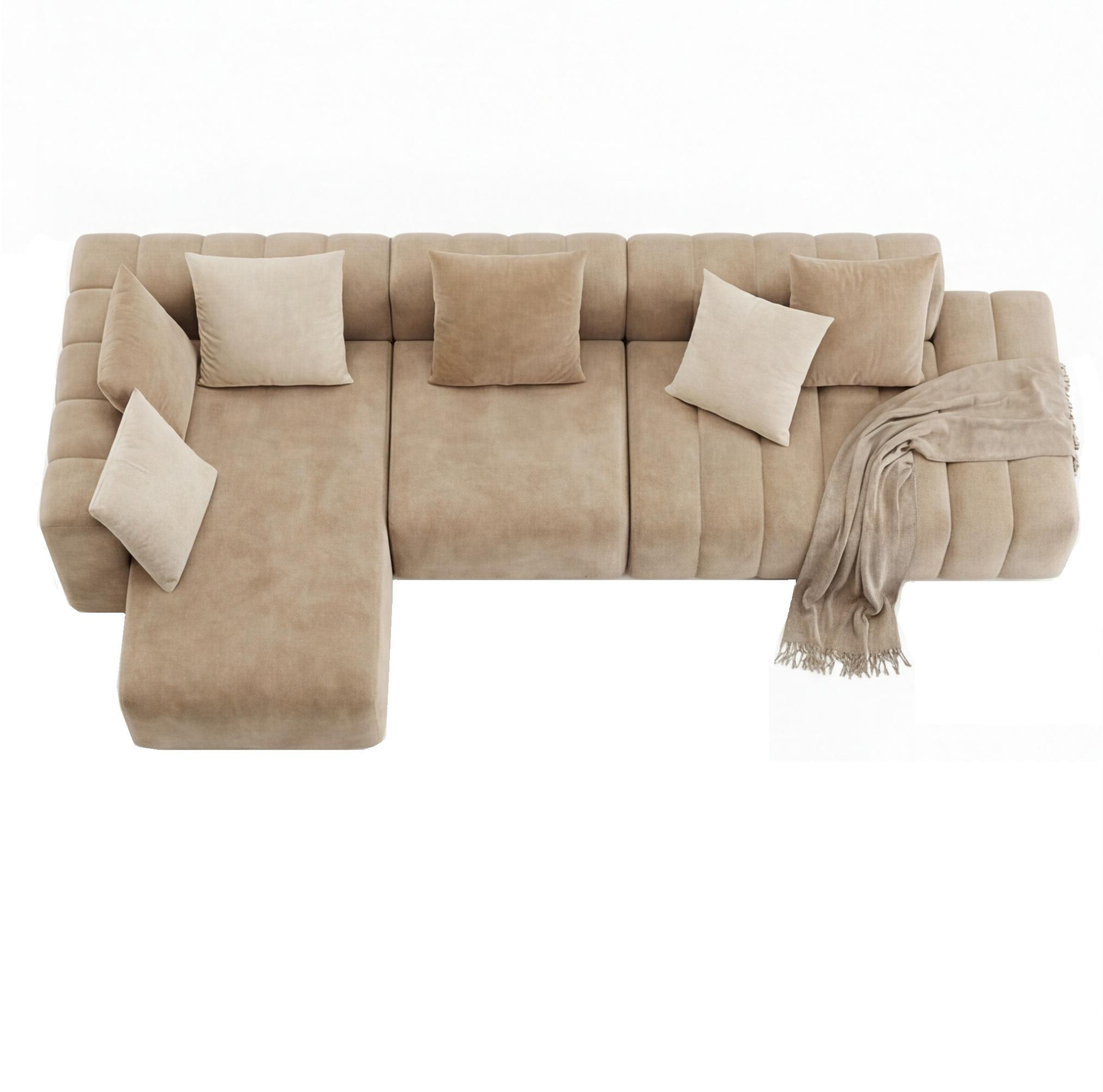 MEBELIONER Модульный диван NOVA размер R 353х150х74