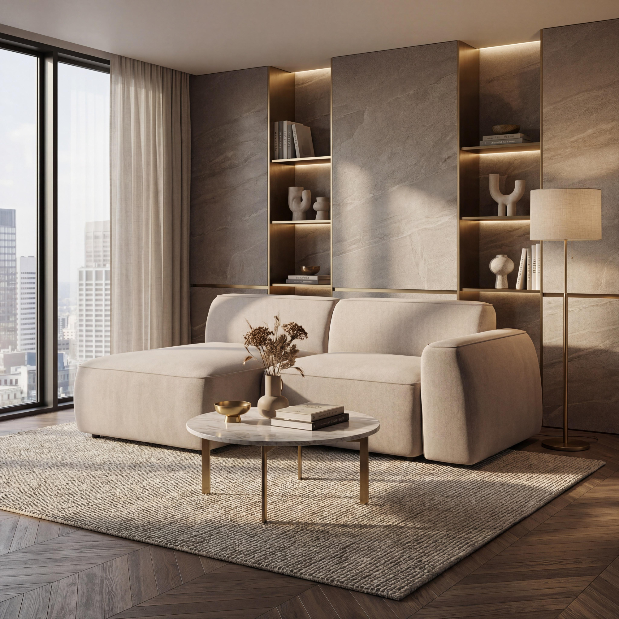 MEBELIONER Диван DUO модули VCG размер 205х125х72