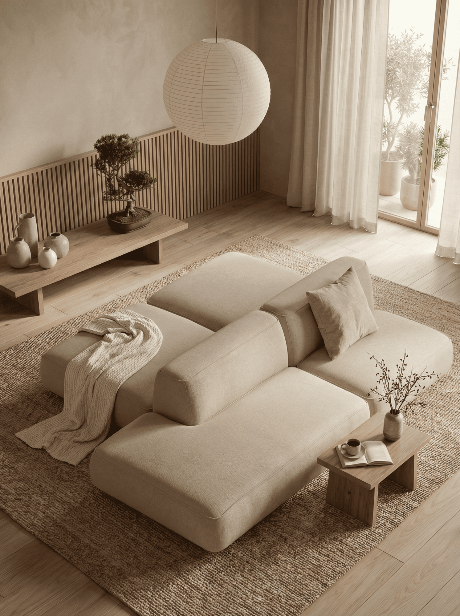 MEBELIONER Диван DUO модули ACNN размер 240х172х72