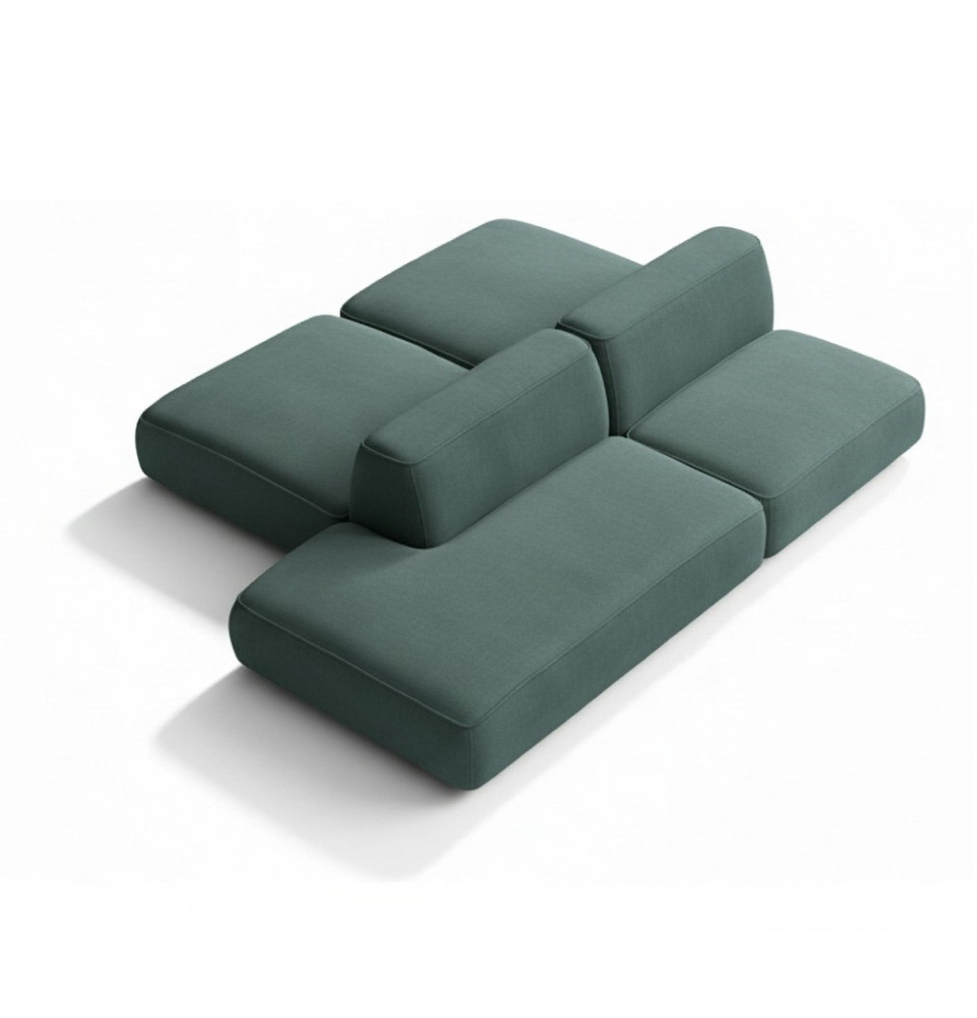 MEBELIONER Диван DUO модули ACNN размер 240х172х72