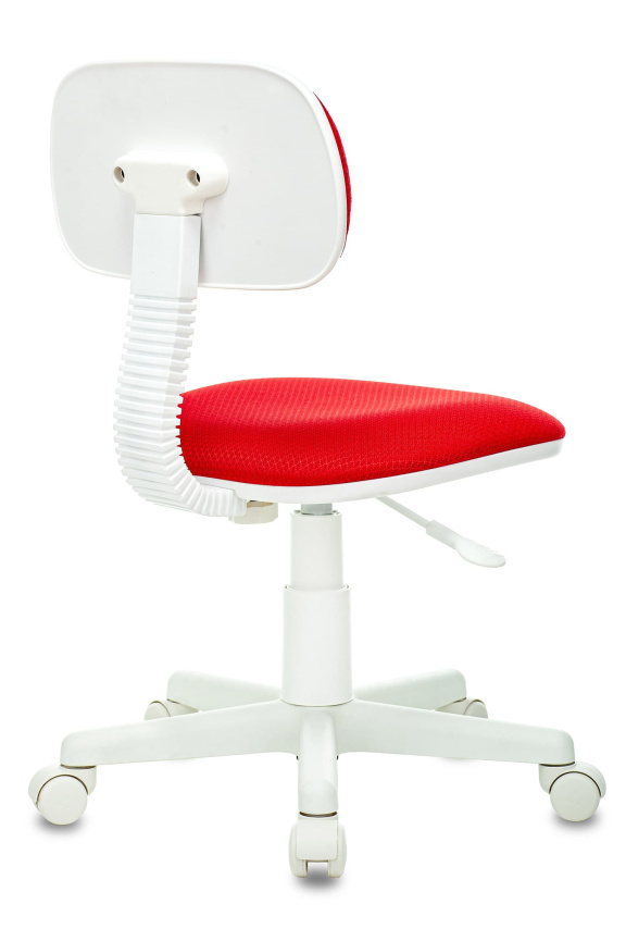 Кресло детское Бюрократ CH-W201NX красный V398-62 крестовина пластик белый