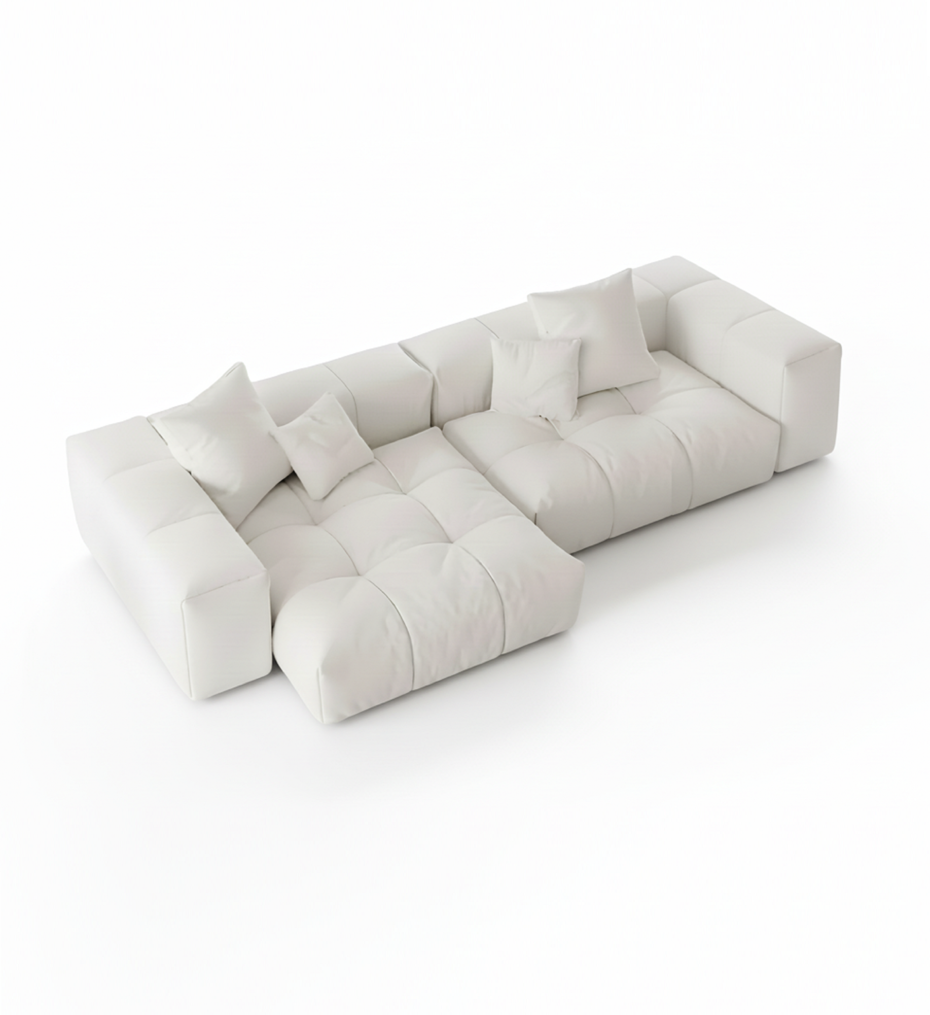 MEBELIONER Модульный диван SAGA CLOUD R8 размер 304х156х68