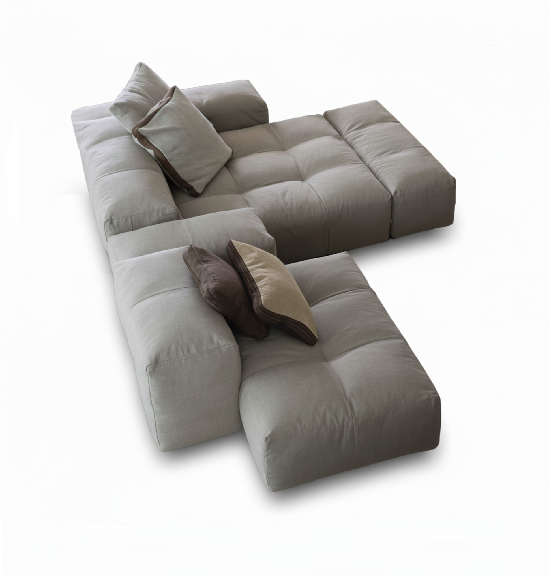 MEBELIONER Модульный диван SAGA CLOUD L6 размер 336х210х68