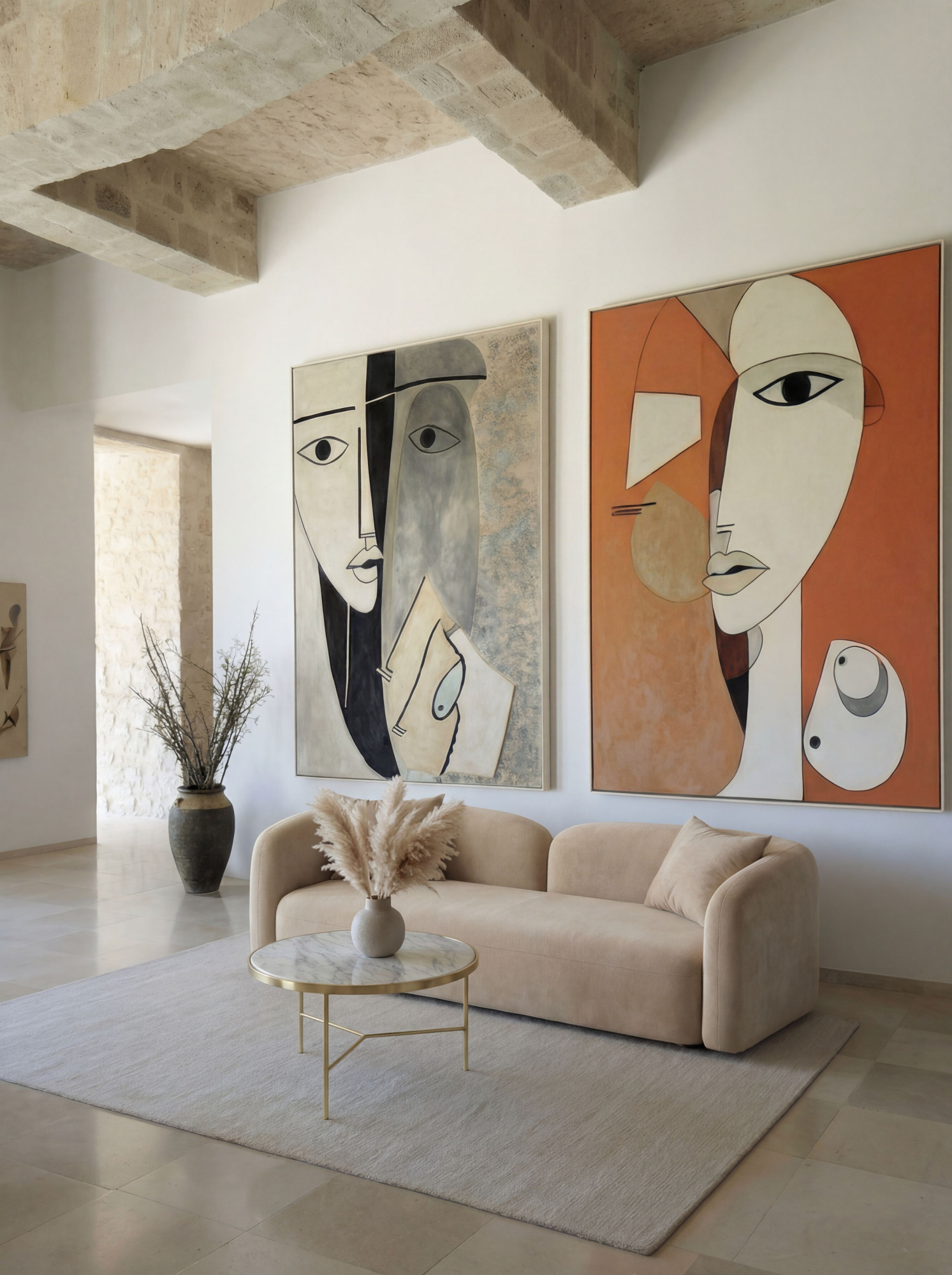 MEBELIONER Диван STONE размер 200х82х80 см