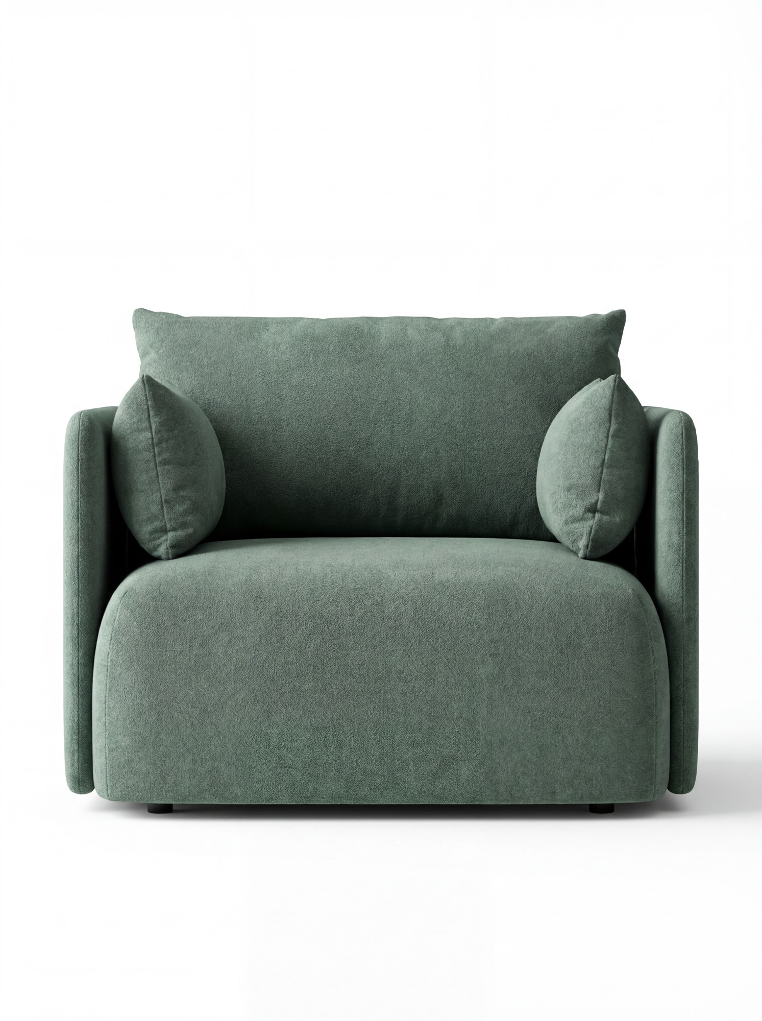 MEBELIONER Кресло BONI, размер 70х68х78 зеленого цвета