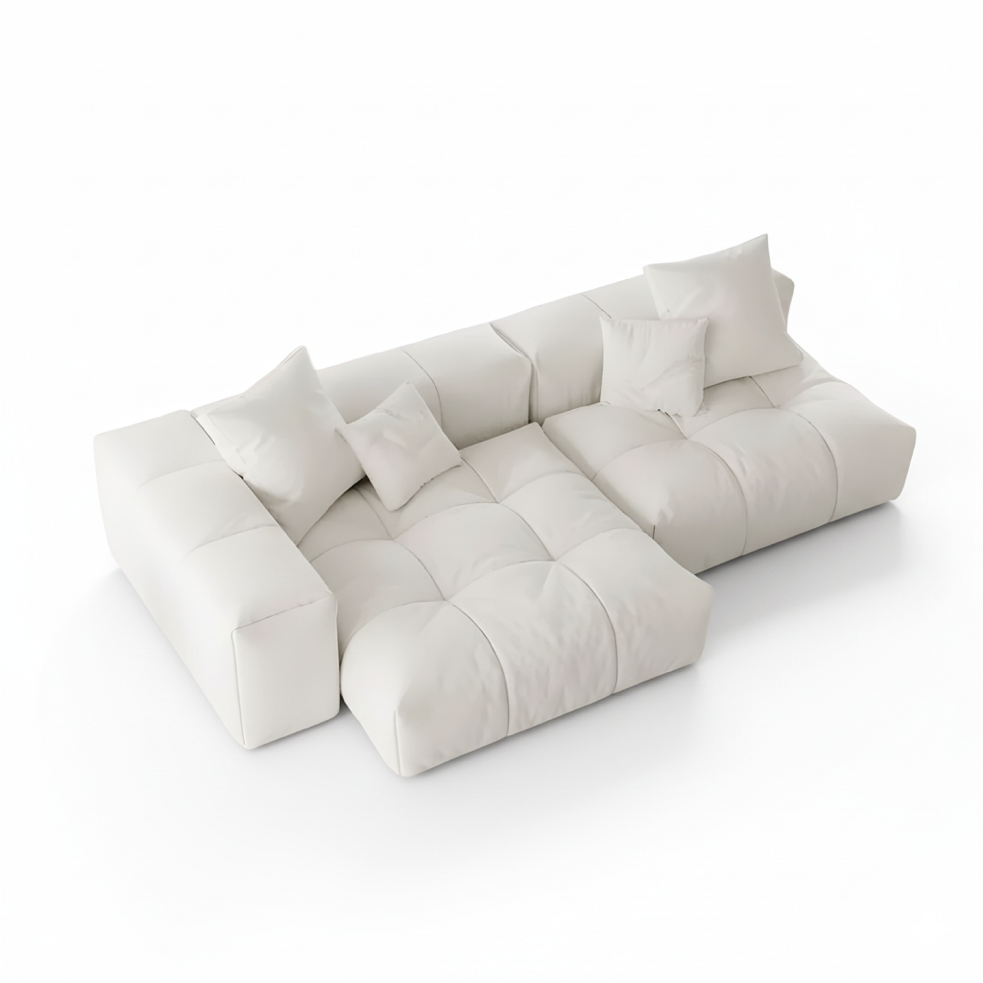 MEBELIONER Модульный диван SAGA CLOUD R2 размер 266х156х68