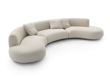 Диван MONE 365-S02 размер 365х184х76 бежевого цвета