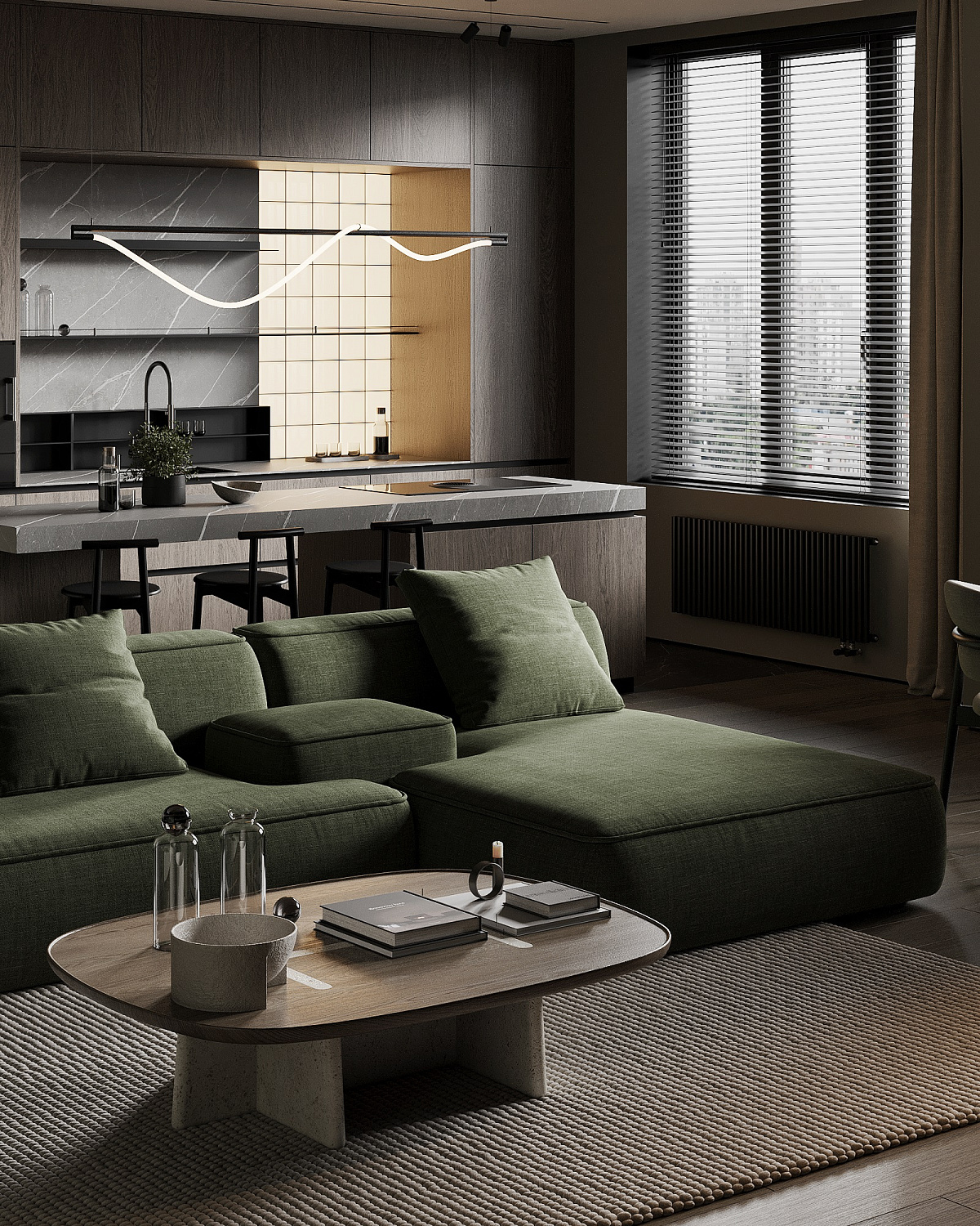 MEBELIONER Диван DUO модули AQD размер 270х150х72