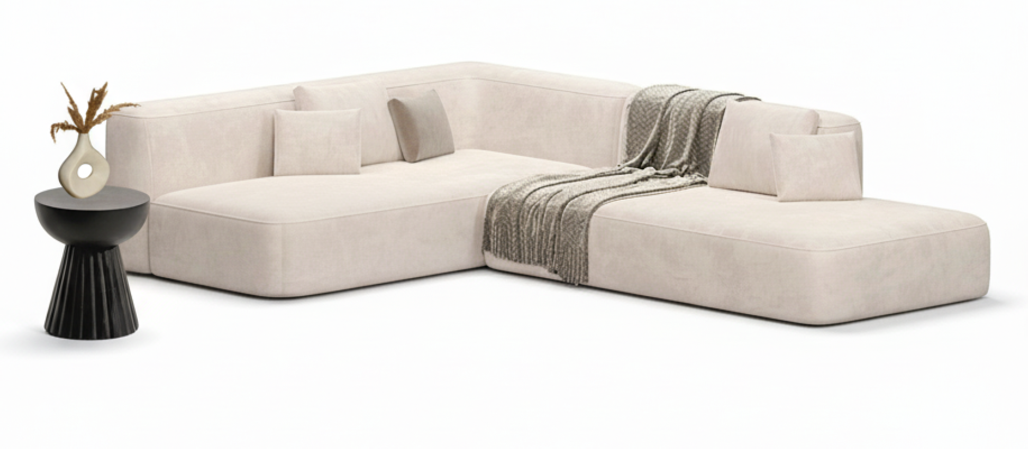 MEBELIONER Диван DUO модули LB размер 182х242х72