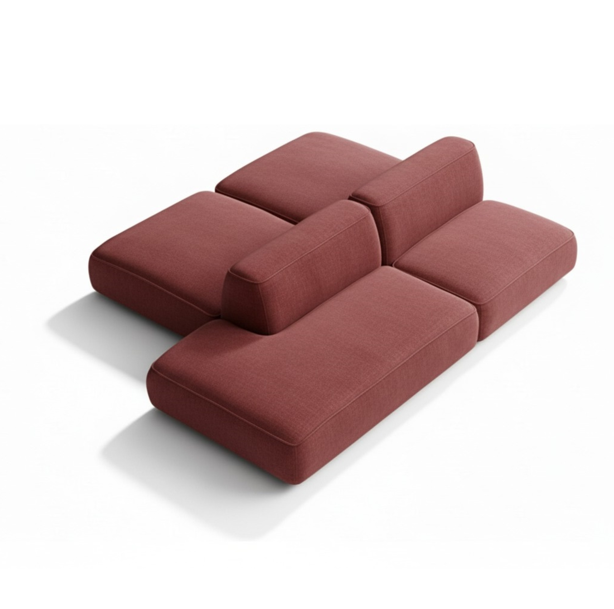 MEBELIOINER Диван DUO модули ACNN размер 240х172х72