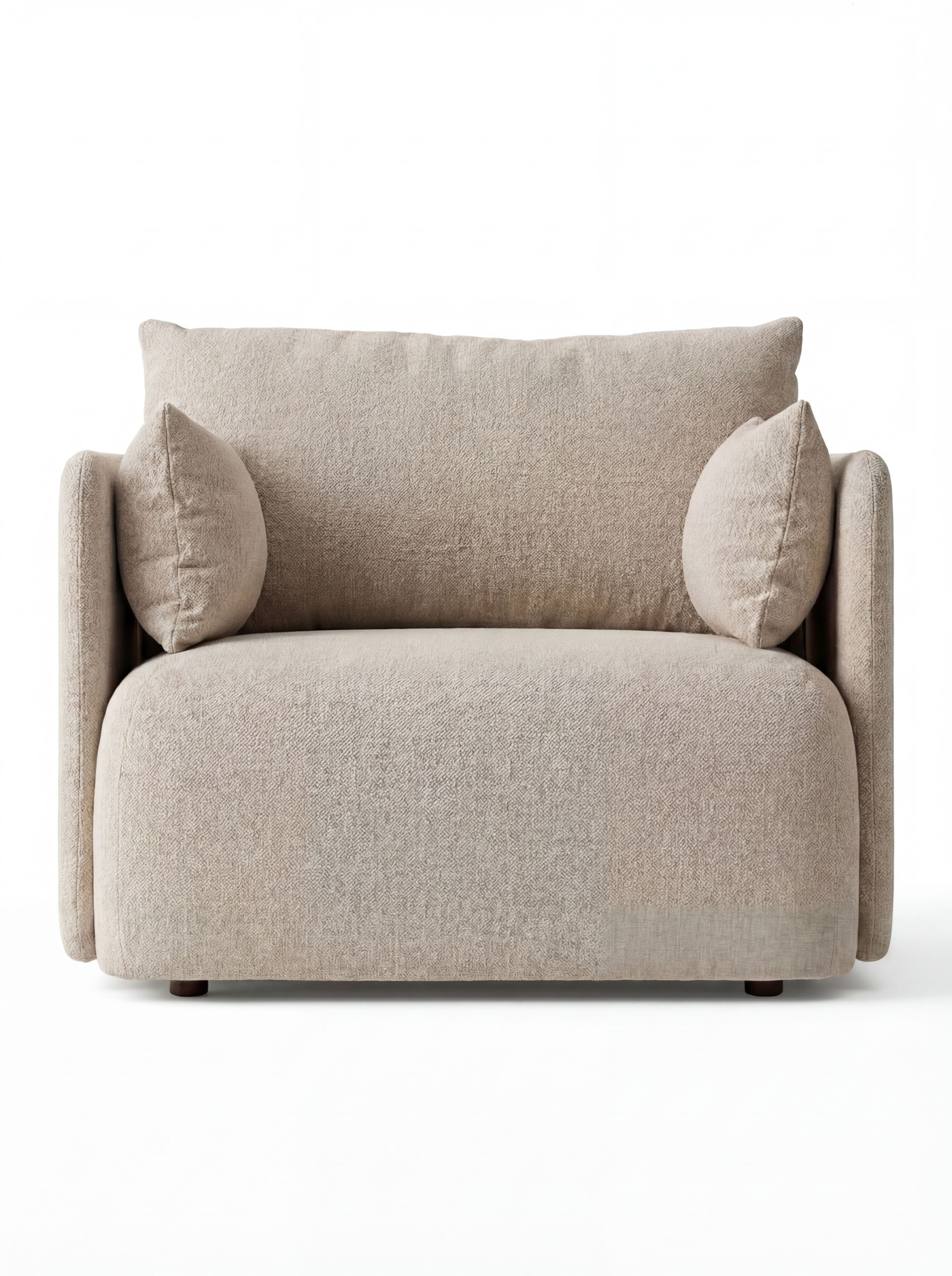 MEBELIONER Кресло BONI, размер 70х68х78 бежевого цвета