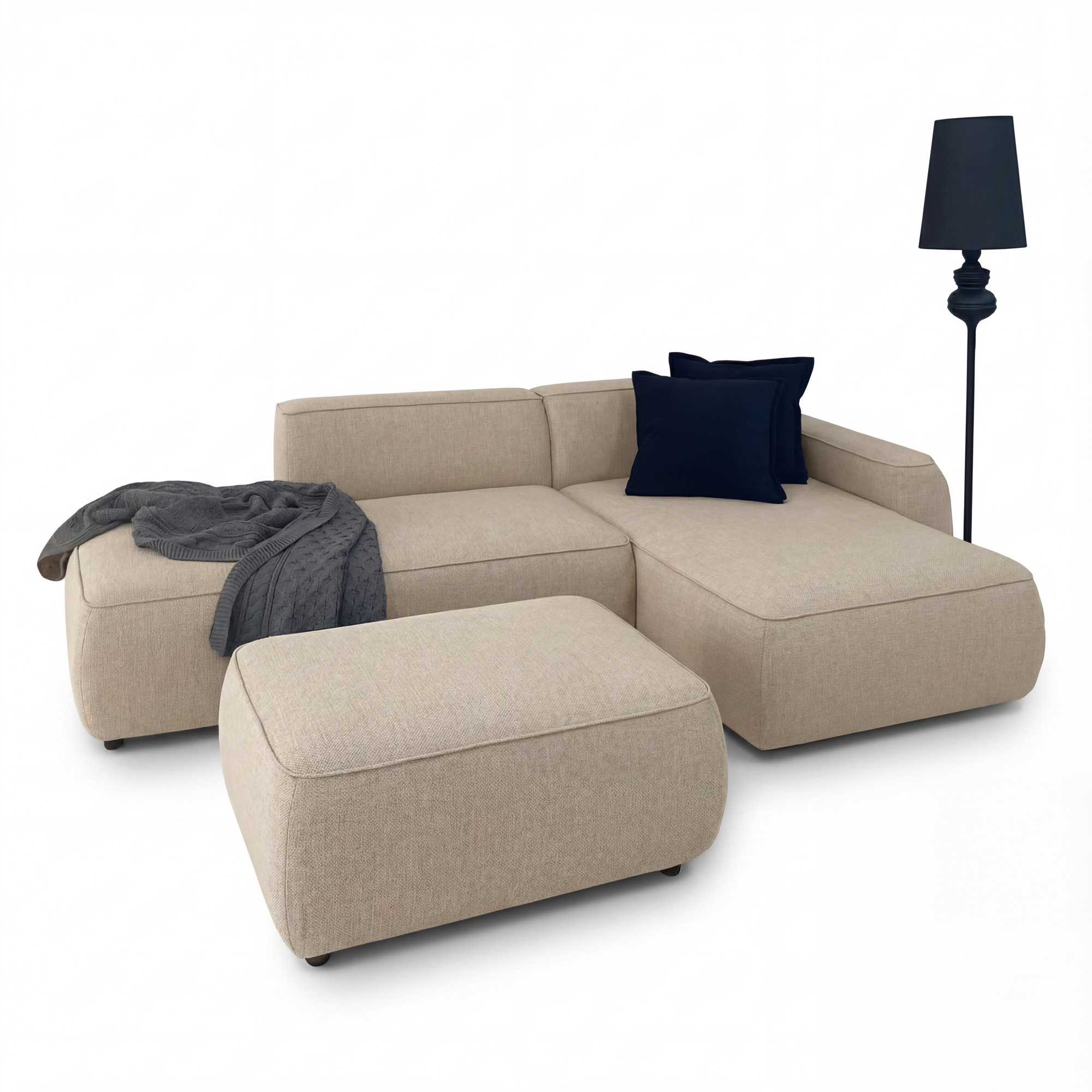 MEBELIONER Диван DUO модули ADGN размер 265х150х72