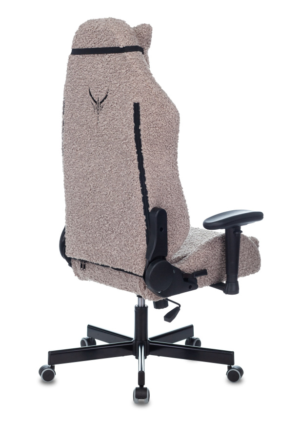Кресло игровое Knight T1 серый экомех с подголов. крестовина металл