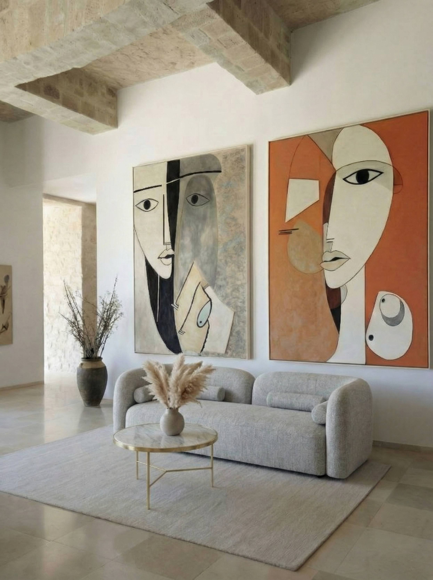 MEBELIONER Диван STONE размер 200х82х80 см