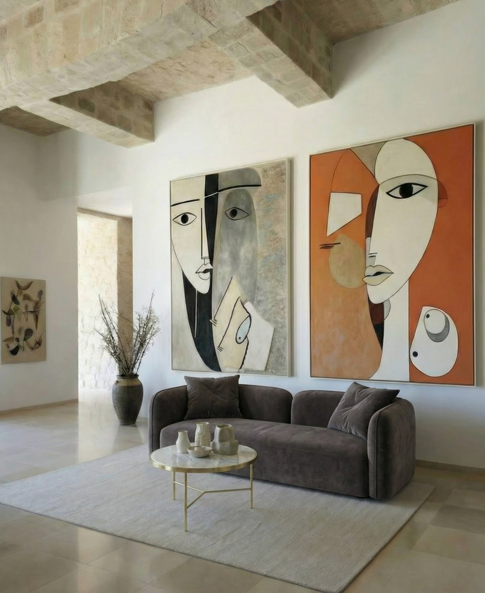 MEBELIONER Диван STONE размер 200х82х80 см