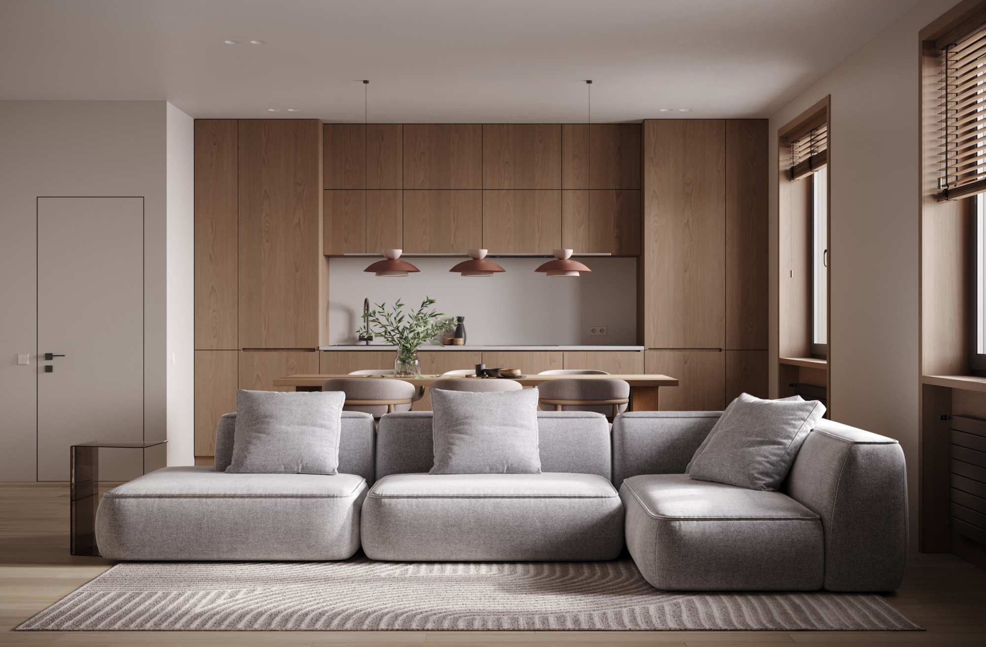 MEBELIONER Диван DUO модули FCA размер 320х180х72