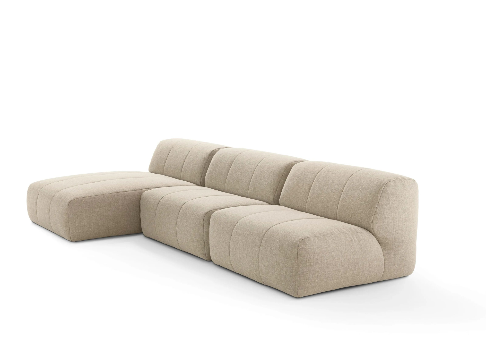 Диван MOSS модули DCC размер 309х173х72 бежевого цвета