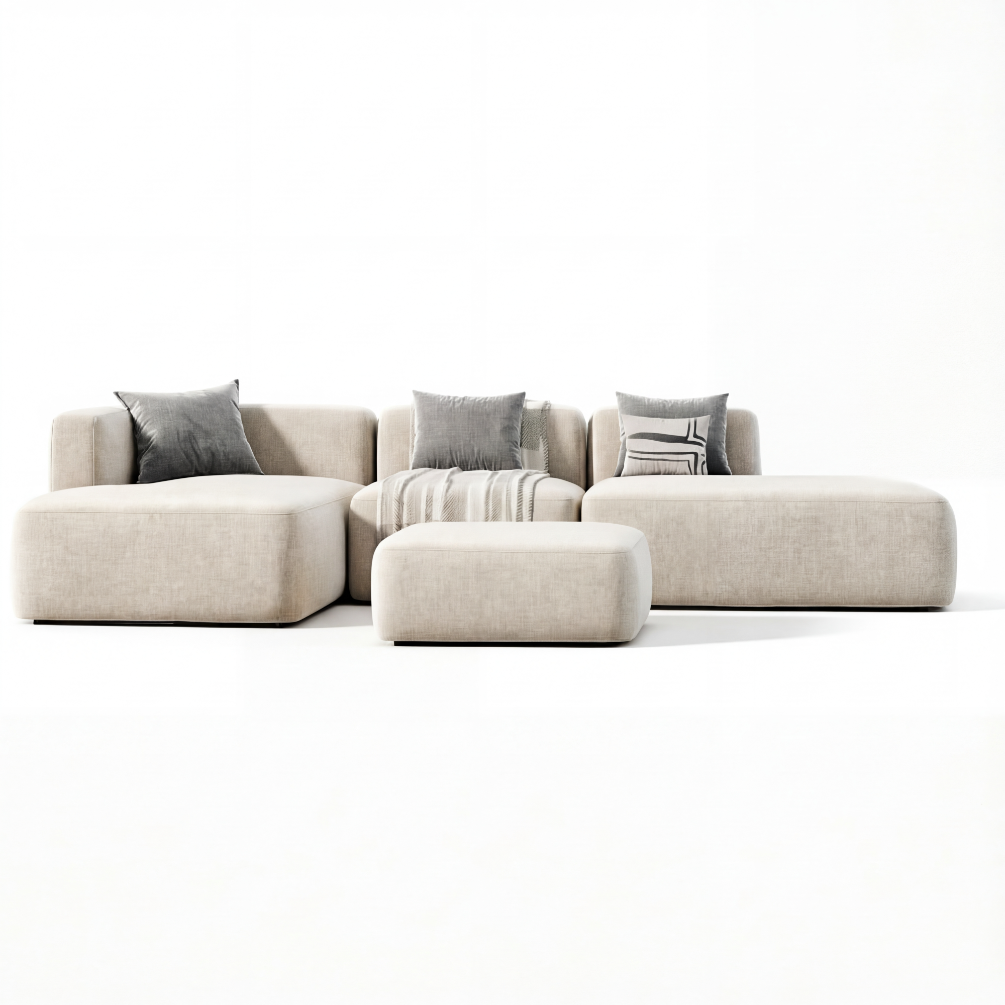 MEBELIONER Диван ONE модули R 326 размер 326х168х76