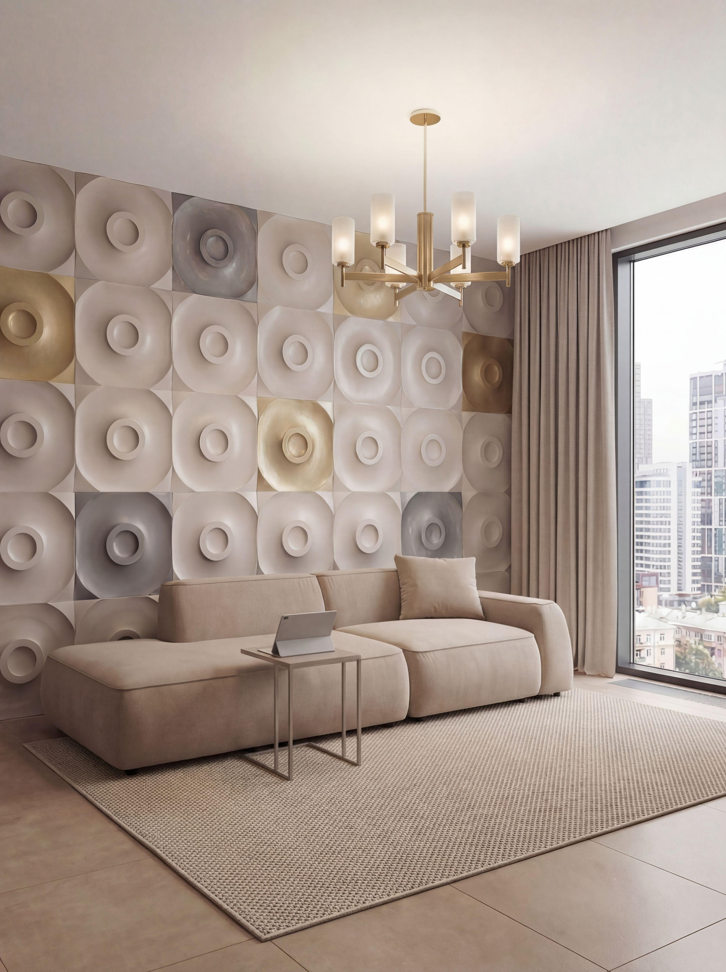 MEBELIONER Диван DUO модули ACG размер 265х90х72