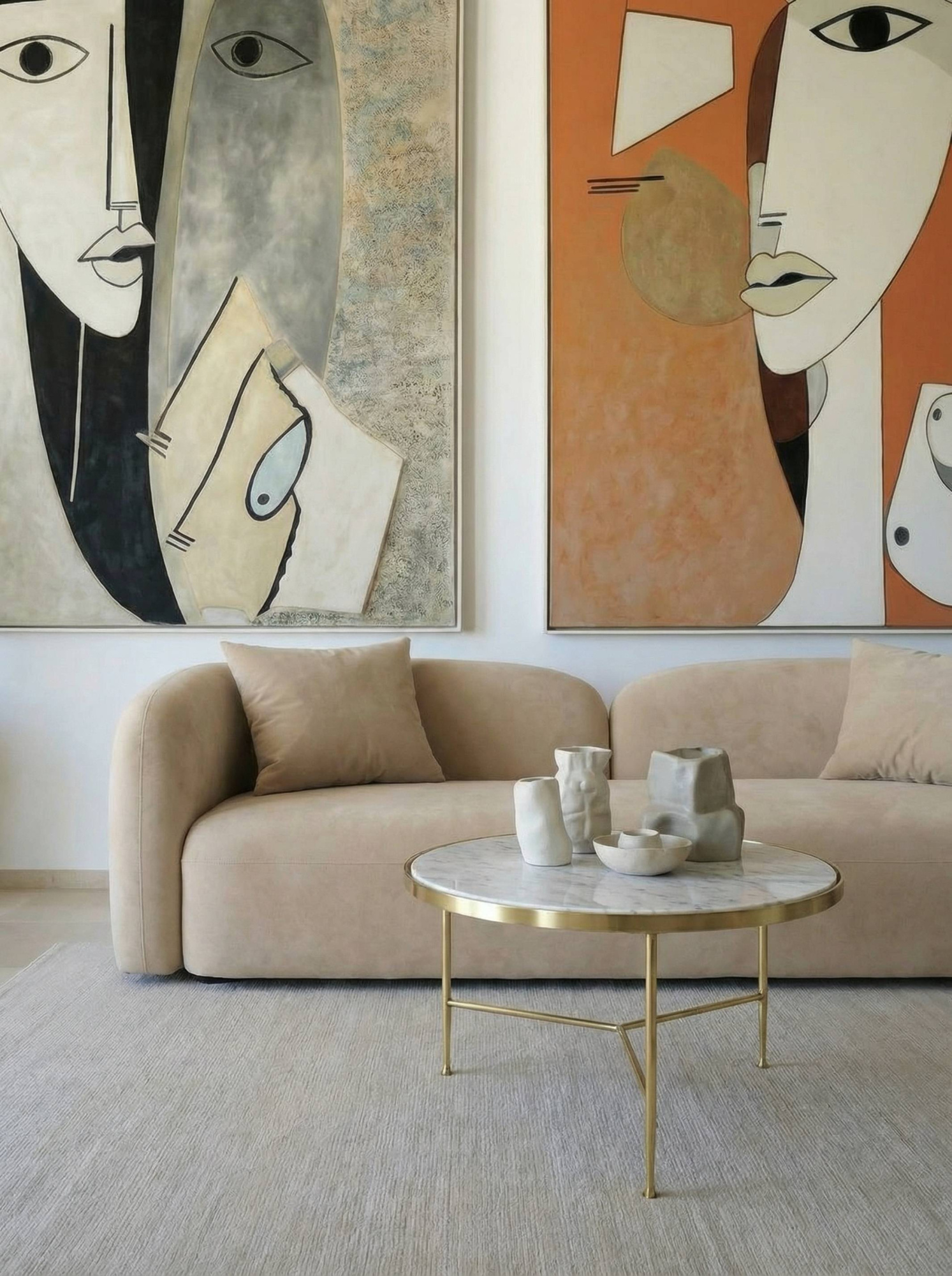 MEBELIONER Диван STONE размер 200х82х80 см