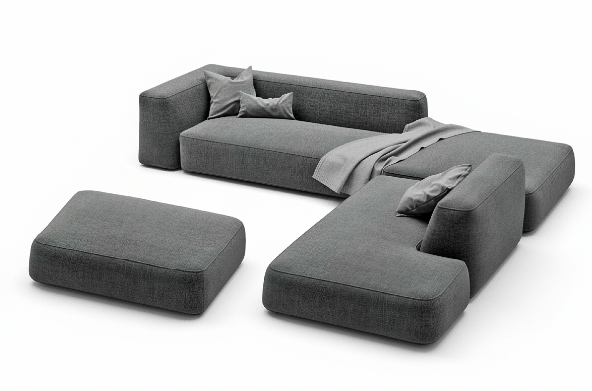 MEBELIONER Диван DUO модули FNBN размер 272х242х72