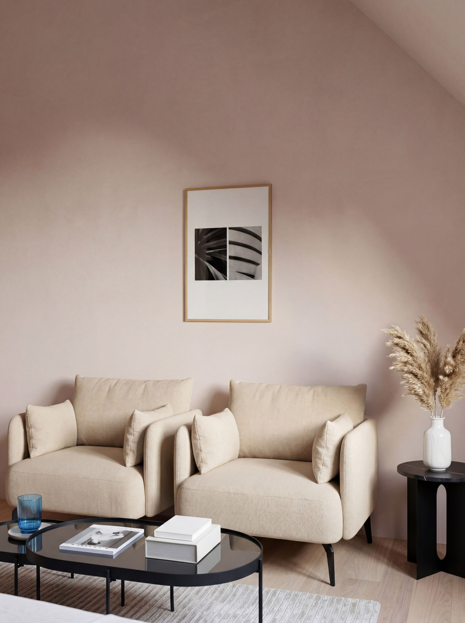 MEBELIONER Кресло BONI Lite, 70х68х78 см бежевый букле