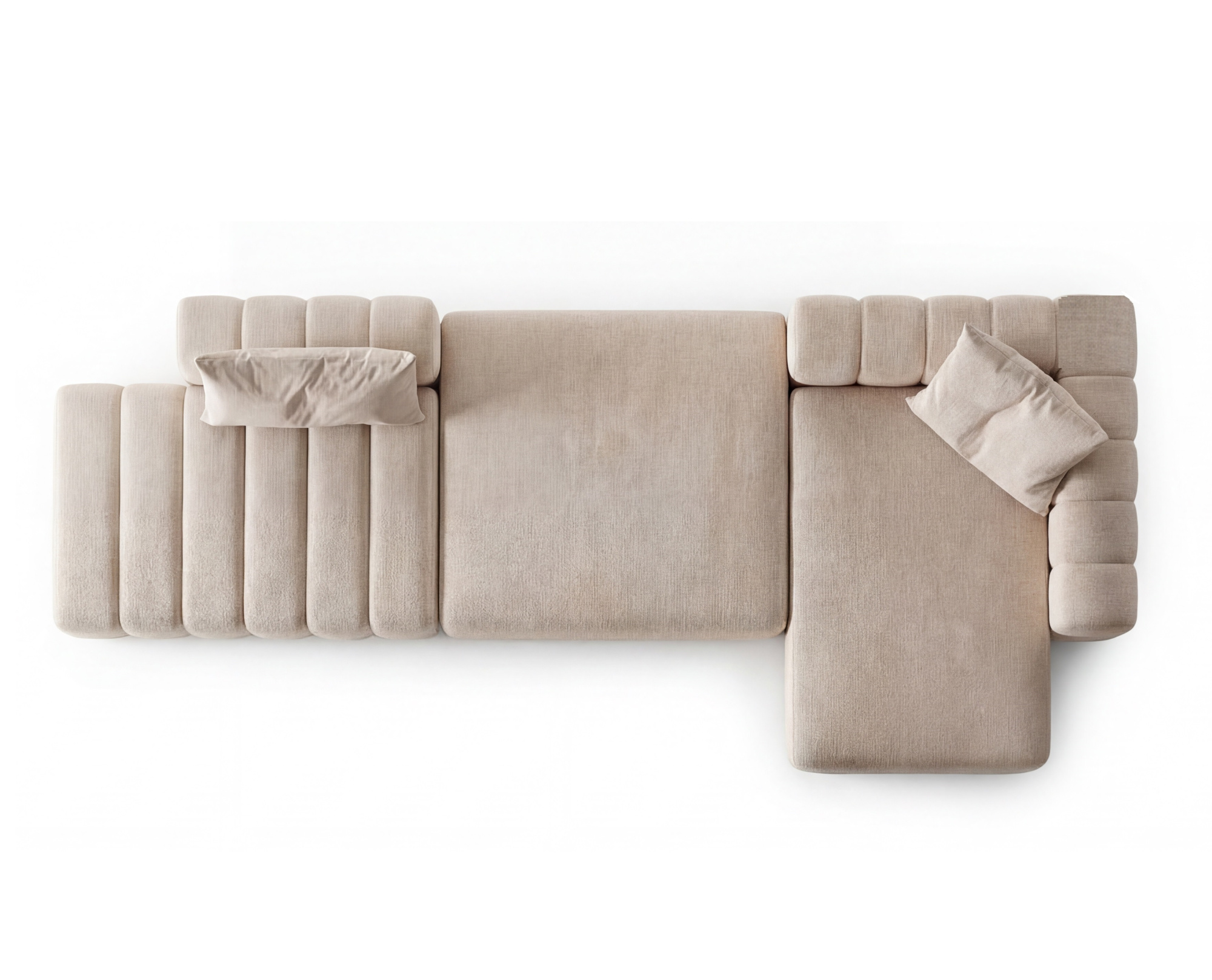 MEBELIONER Модульный диван NOVA размер 338х150х74