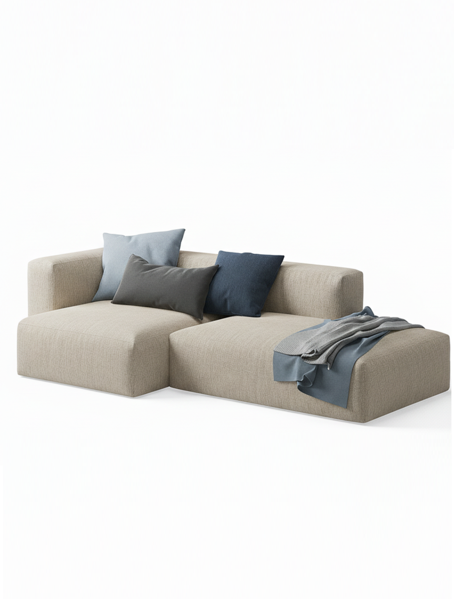 MEBELIONER Диван NEO размер R 227х123х72