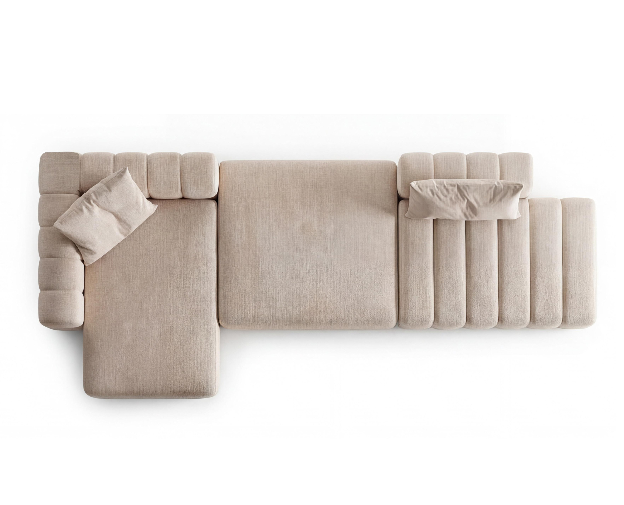 MEBELIONER Модульный диван NOVA размер R 338х150х74