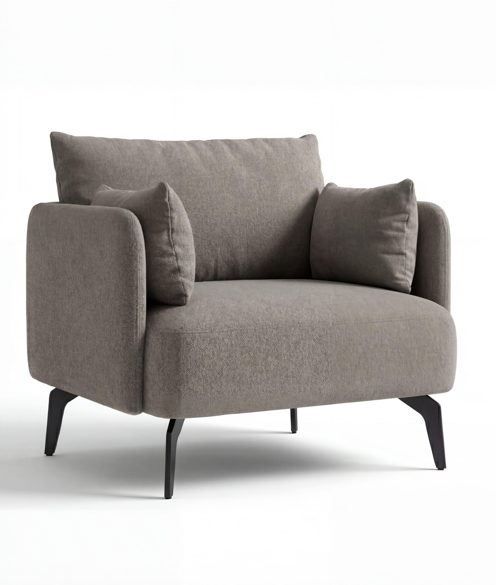 MEBELIONER Кресло BONI Lite, 70х68х78 см корица букле