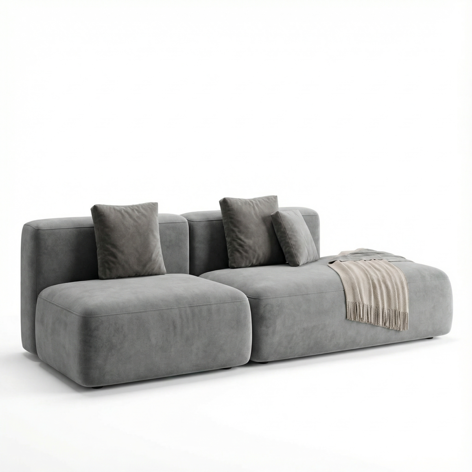 MEBELIONER Диван TEDDY L218 размер 218х90х74