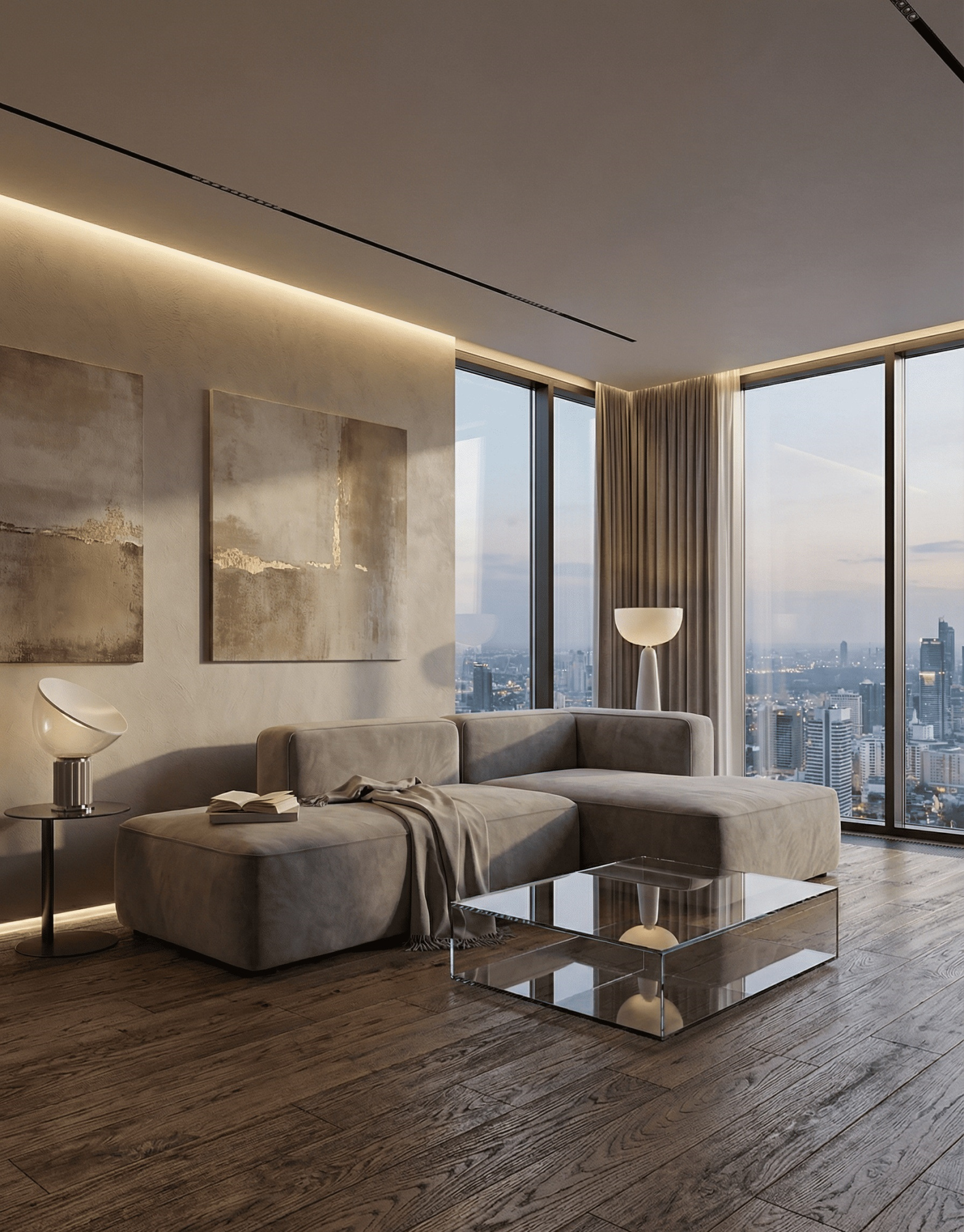 MEBELIONER Диван ONE модули L 230 размер 230х140х76