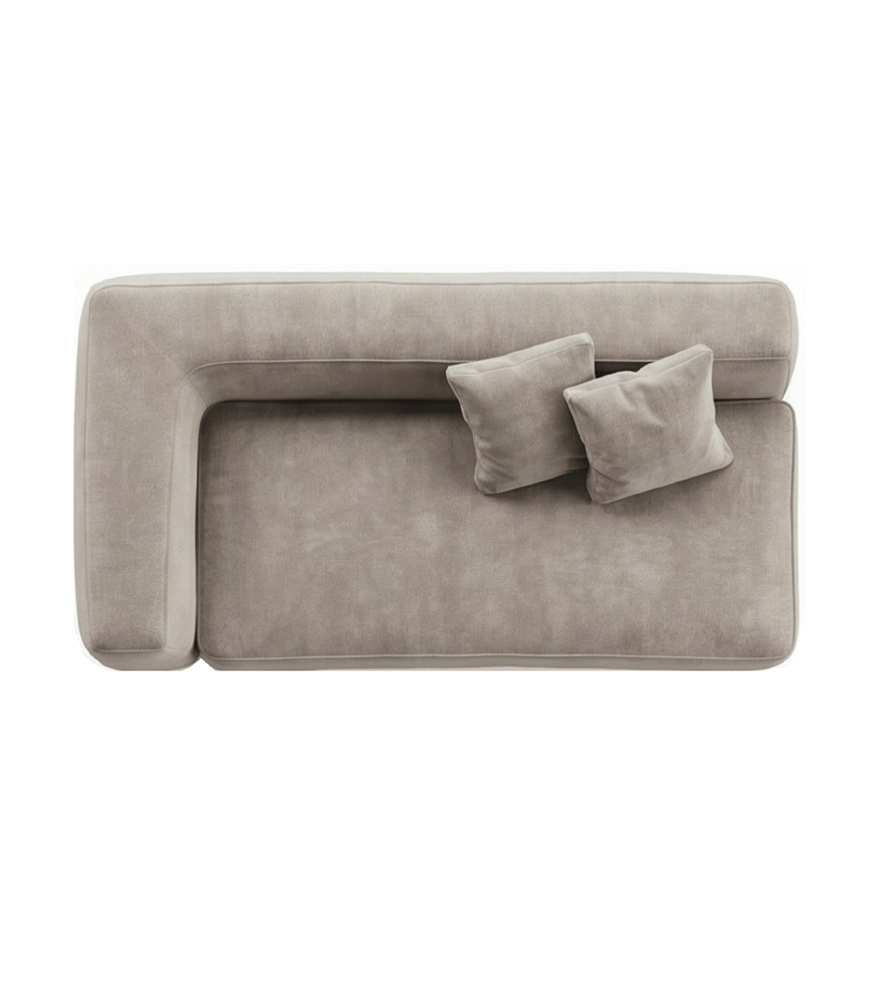 MEBELIONER Диван DUO модуль F размер 180х92х72