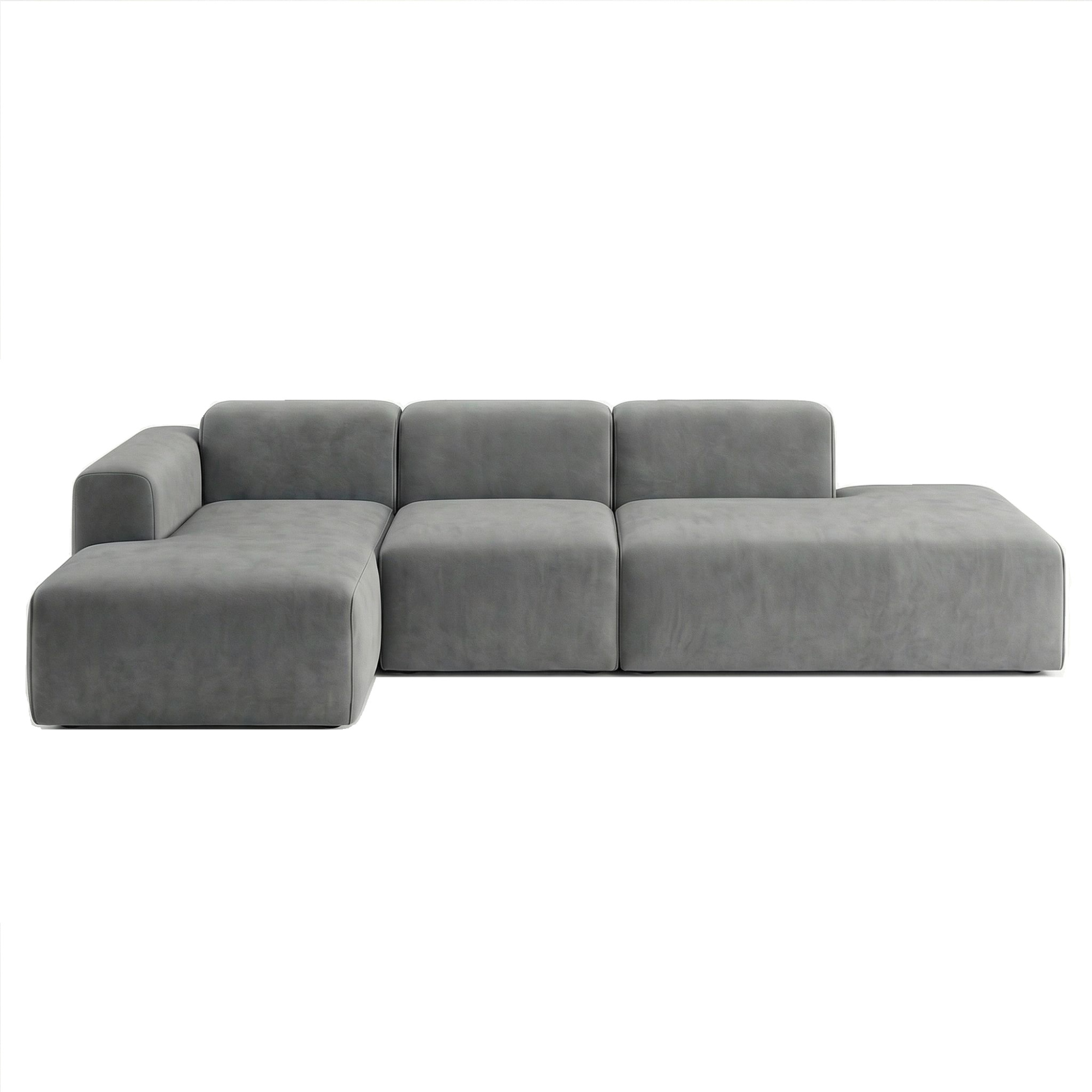 MEBELIONER Диван KLO размер R 320х160х78