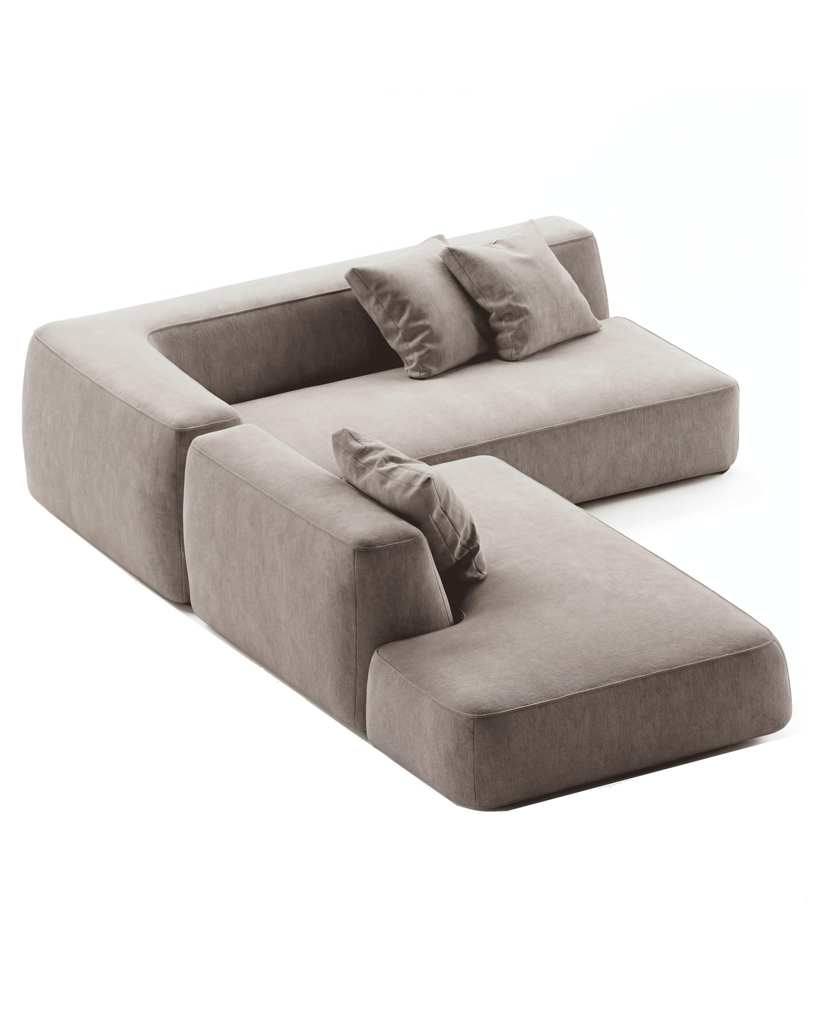 MEBELIONER Диван DUO модули AF размер 240х180х72