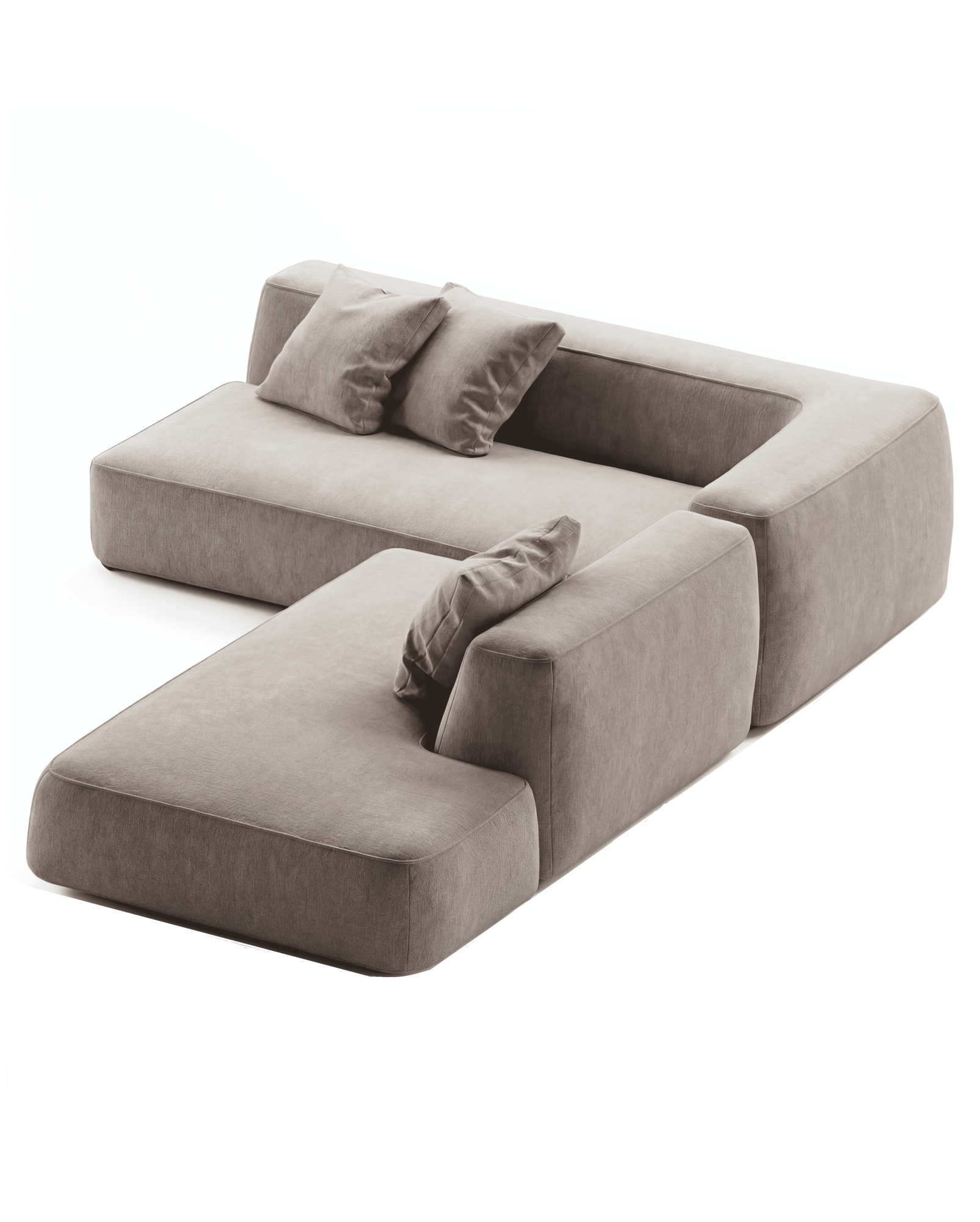 MEBELIONER Диван DUO модули LB размер 240х180х72