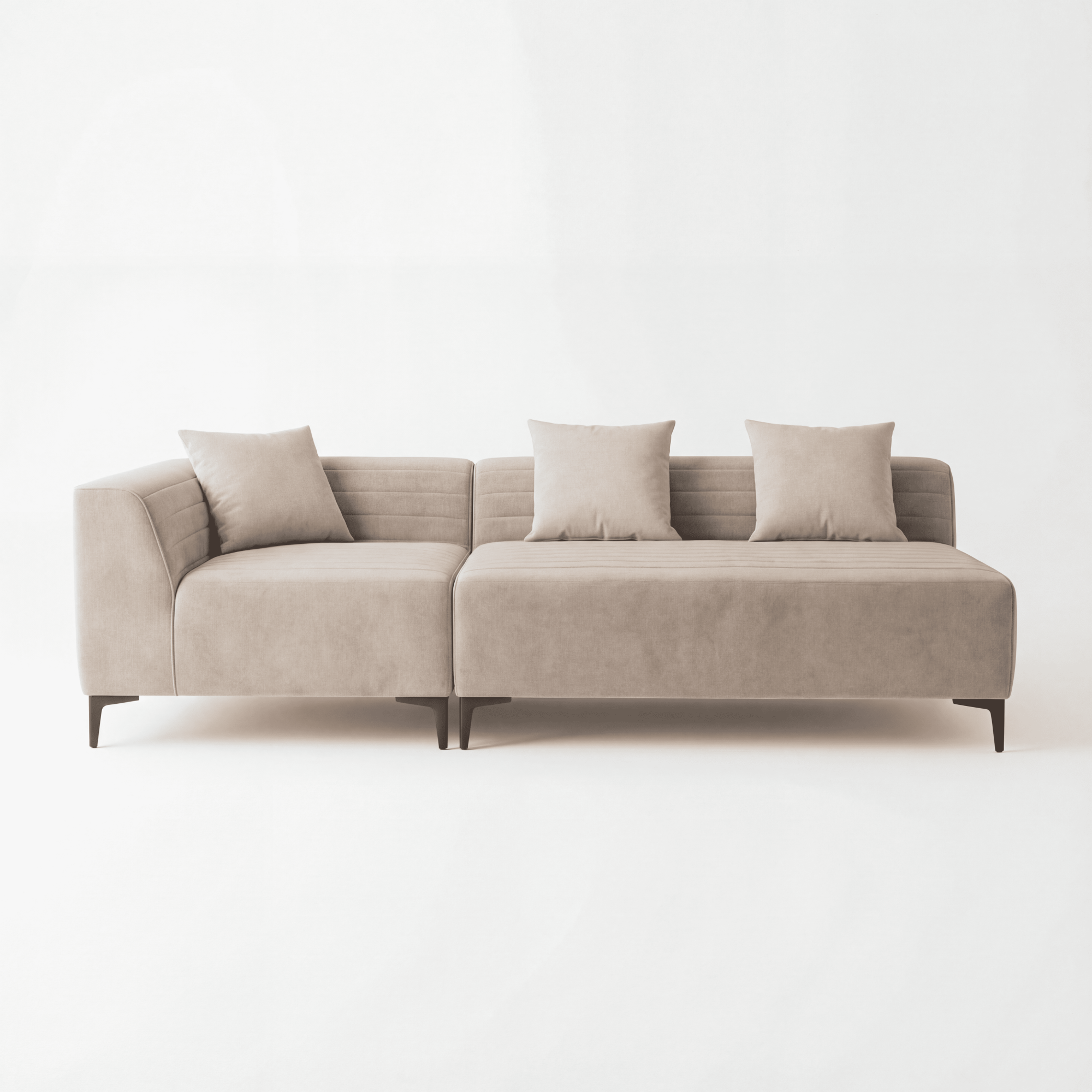 MEBELIONER Диван ROGER размер 255х104х70