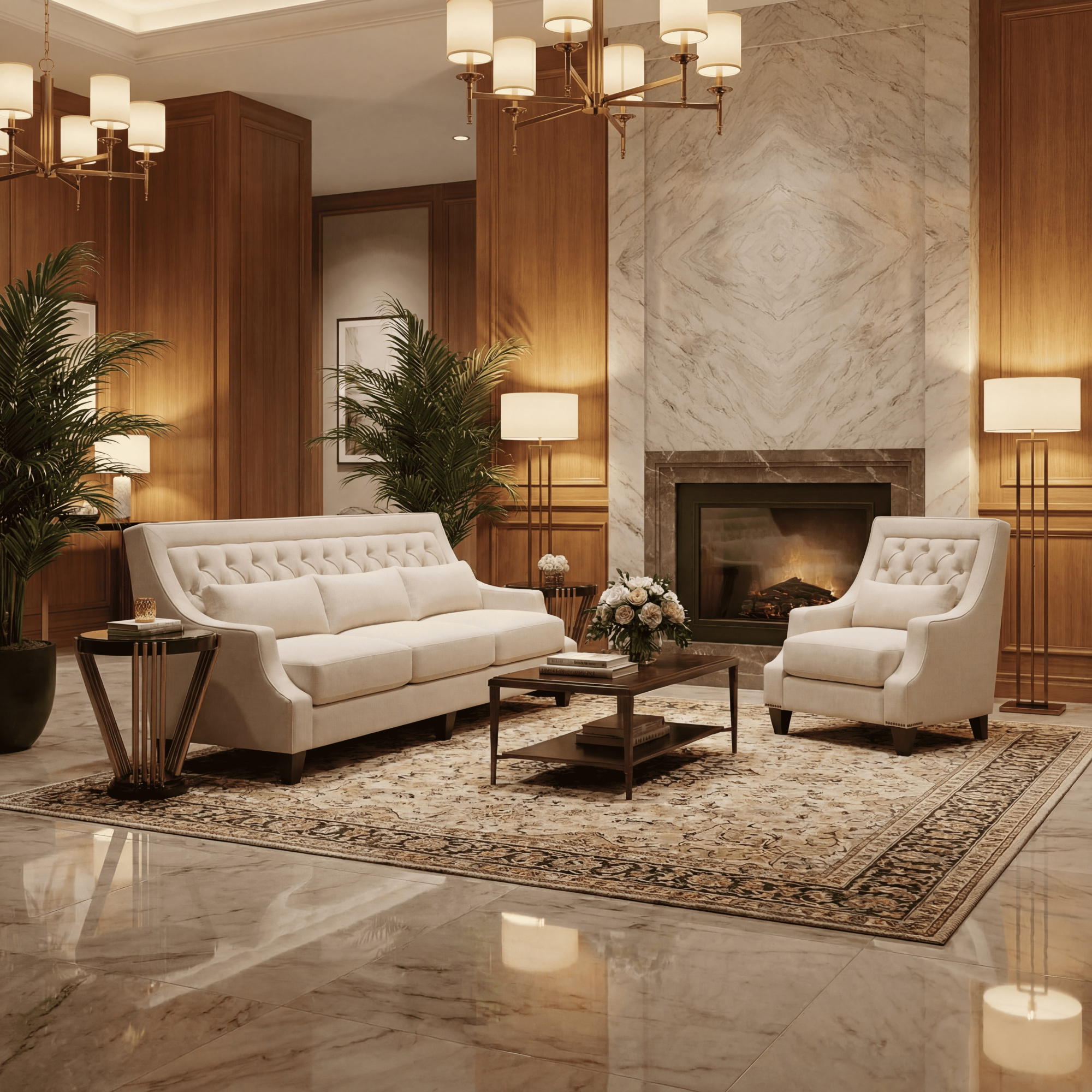 Диван TESORO размер 220х93х92