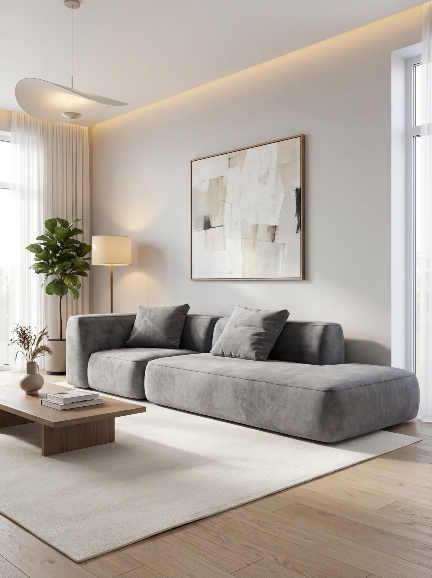 MEBELIONER Диван DUO модули UB разме 267х92х72