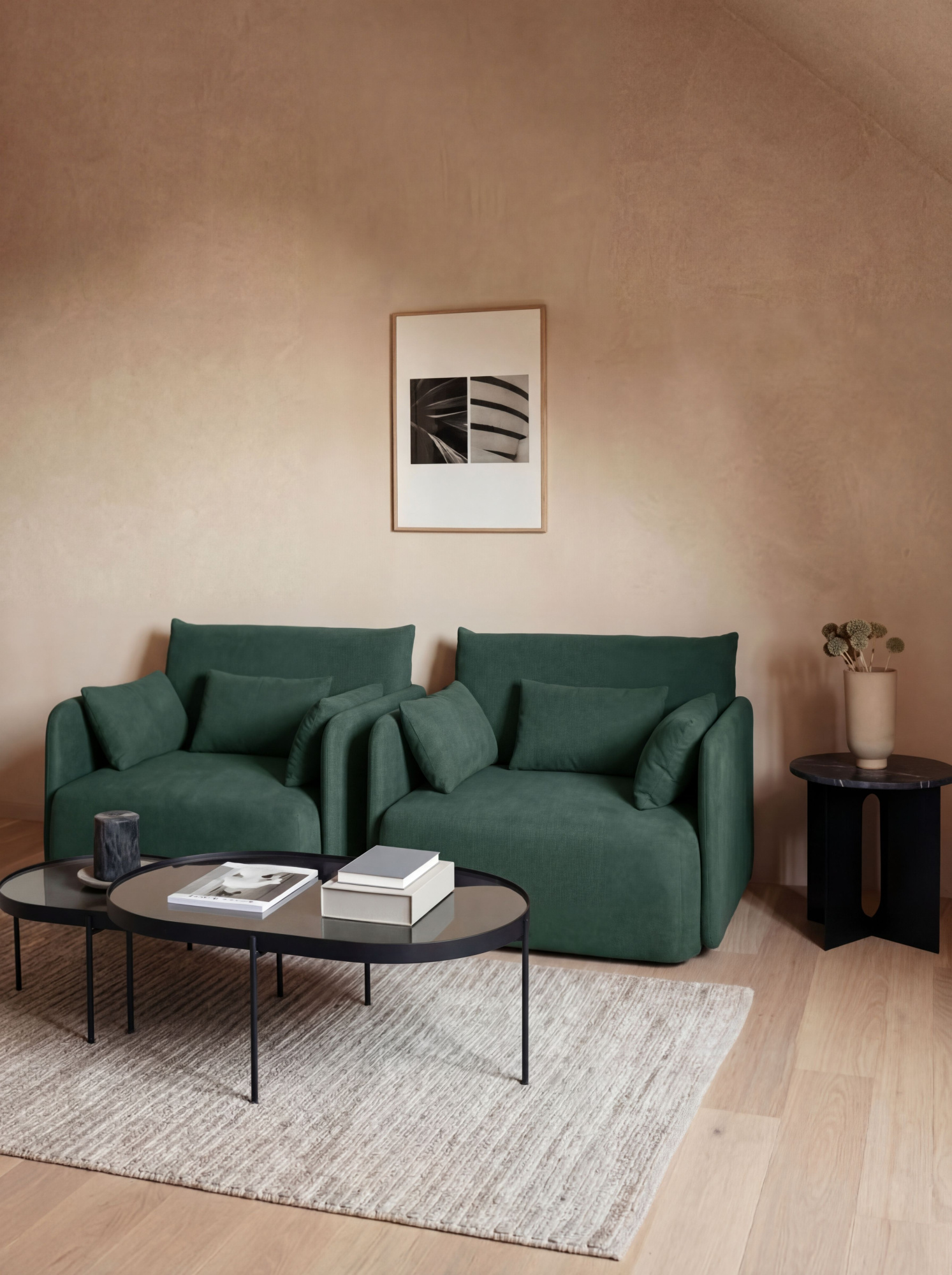 MEBELIONER Кресло BONI, размер 70х68х78 зеленого цвета