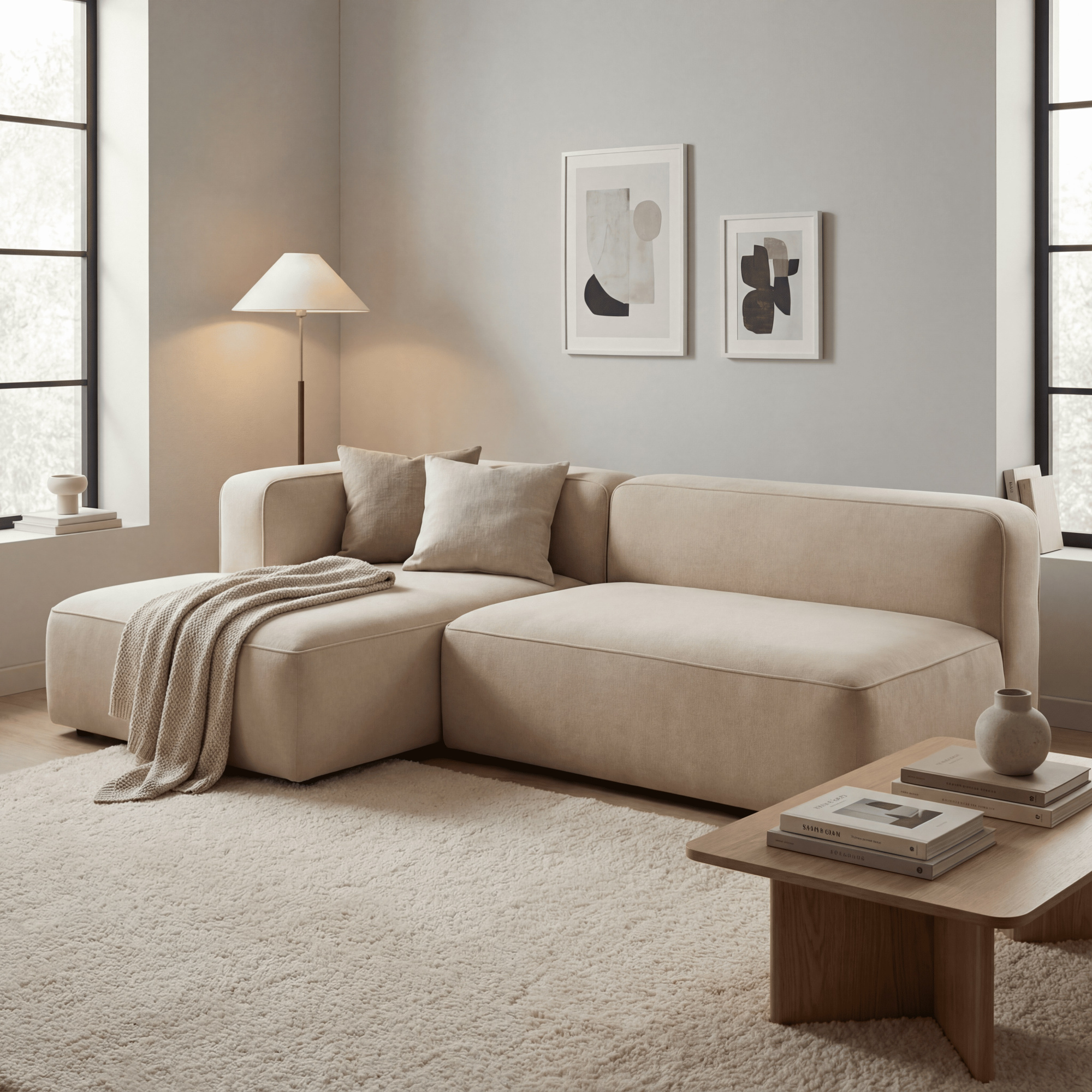 MEBELIONER Диван ONE модули R 240 размер 240х150х76